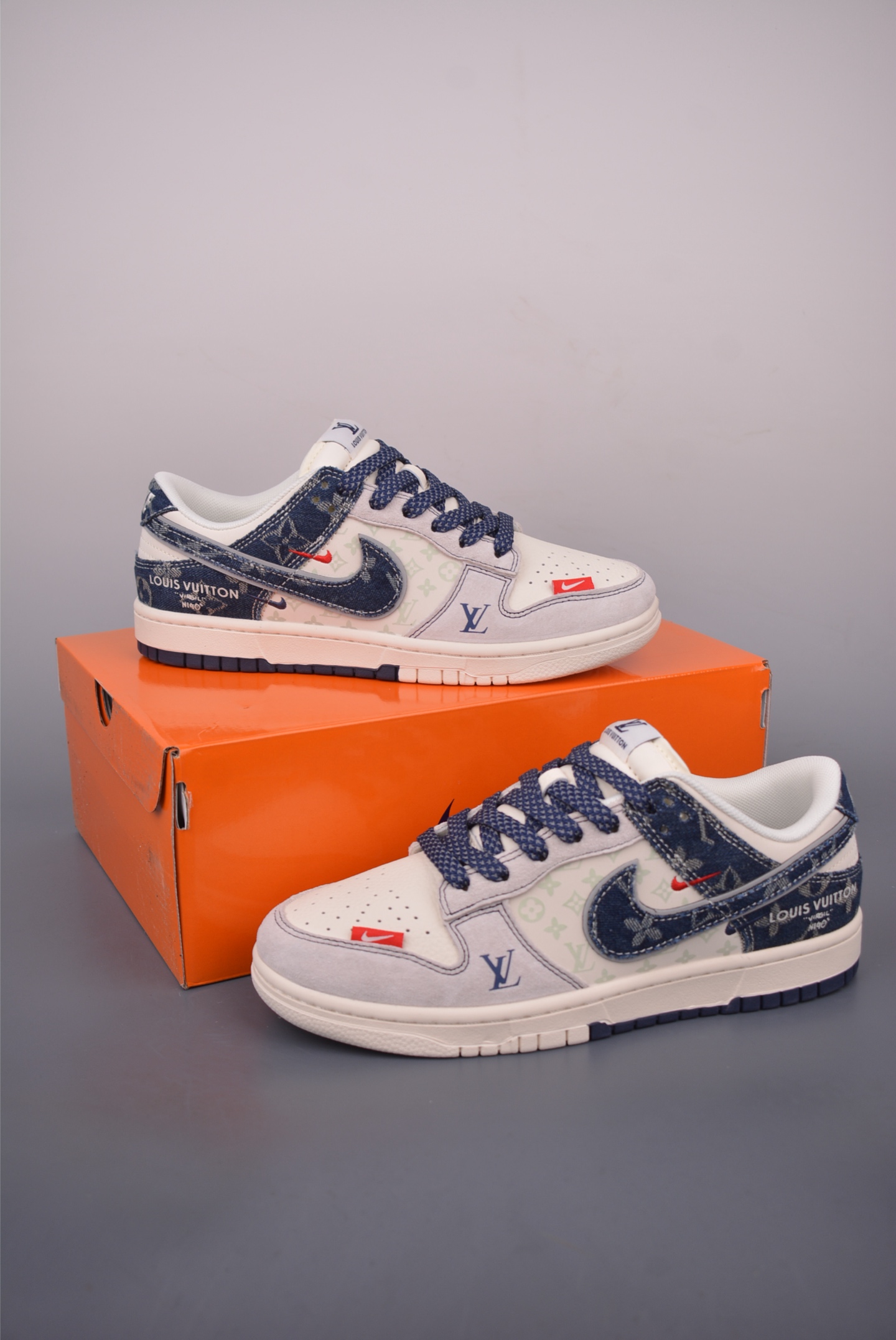Nike SB Dunk Low Louis Vuitton Collaboration Premium Sneakers 6 i1754950634775 7493 0 4