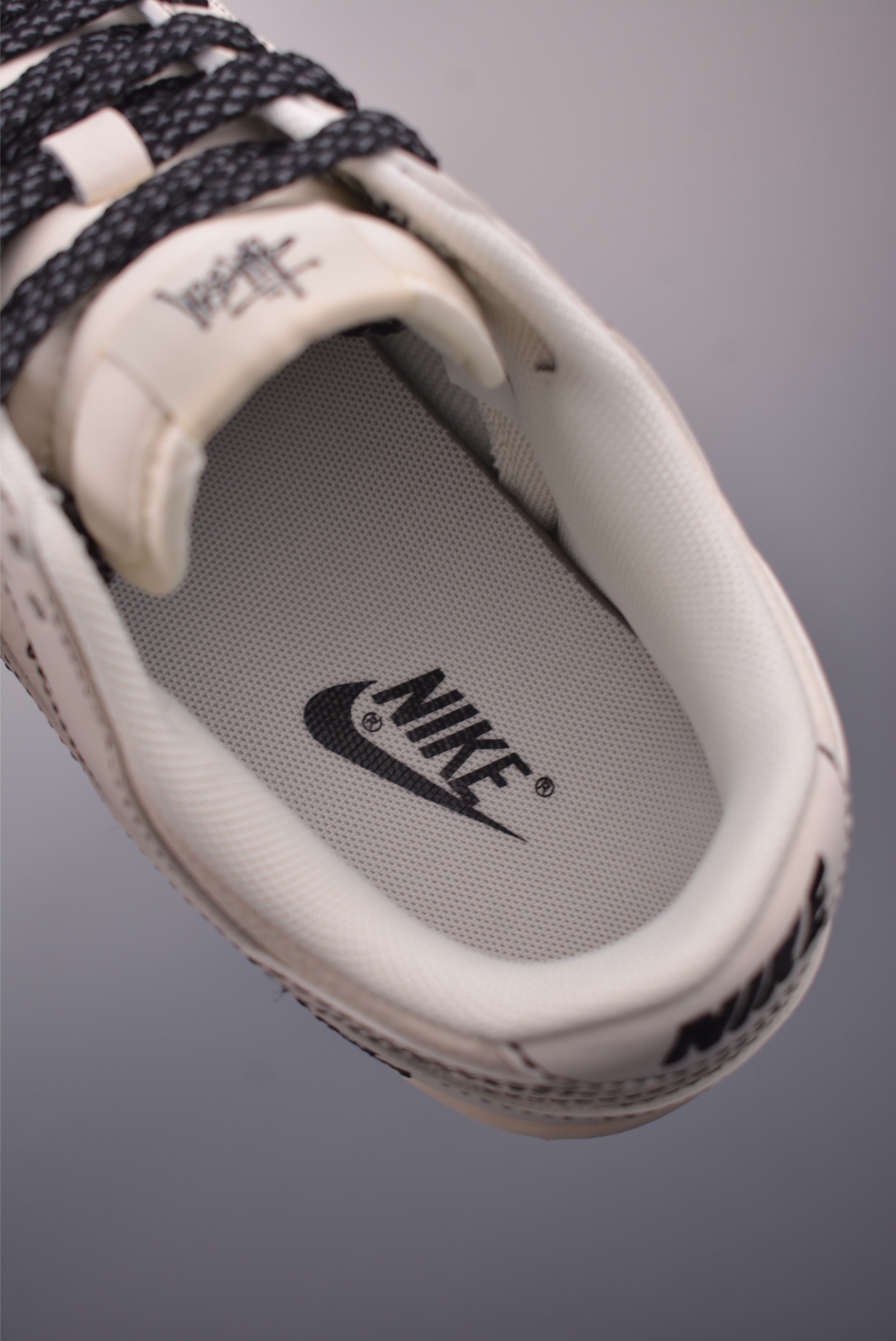 Nike SB Dunk Low Stussy Cream Black Shoes,HH7518 0962722, All Size 9 i1754950687546 6971 0 8