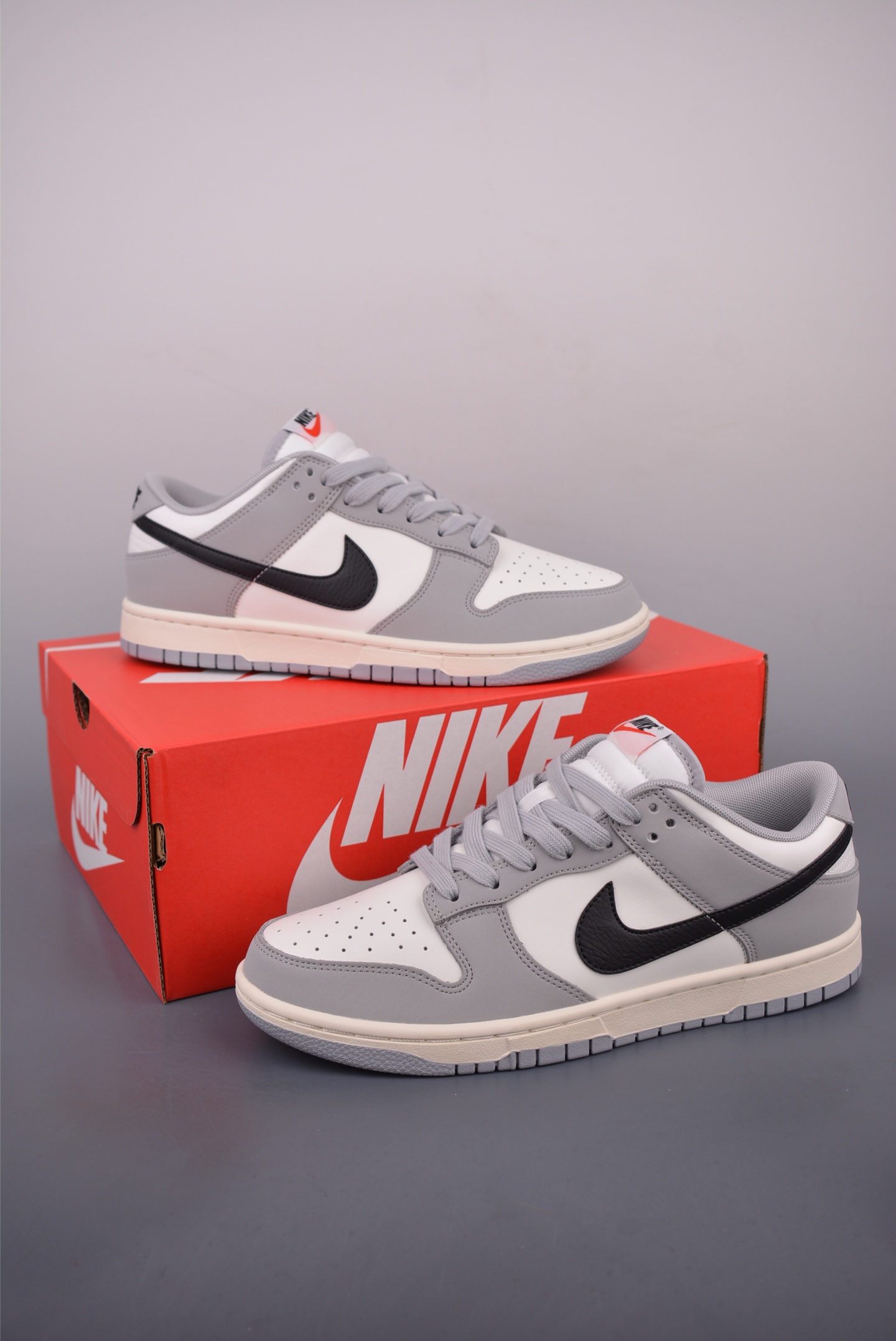 Nike SB Dunk Low Wolf Grey Black White - Premium Leather, Comfort Fit 5 i1755035797228 1751 0 4