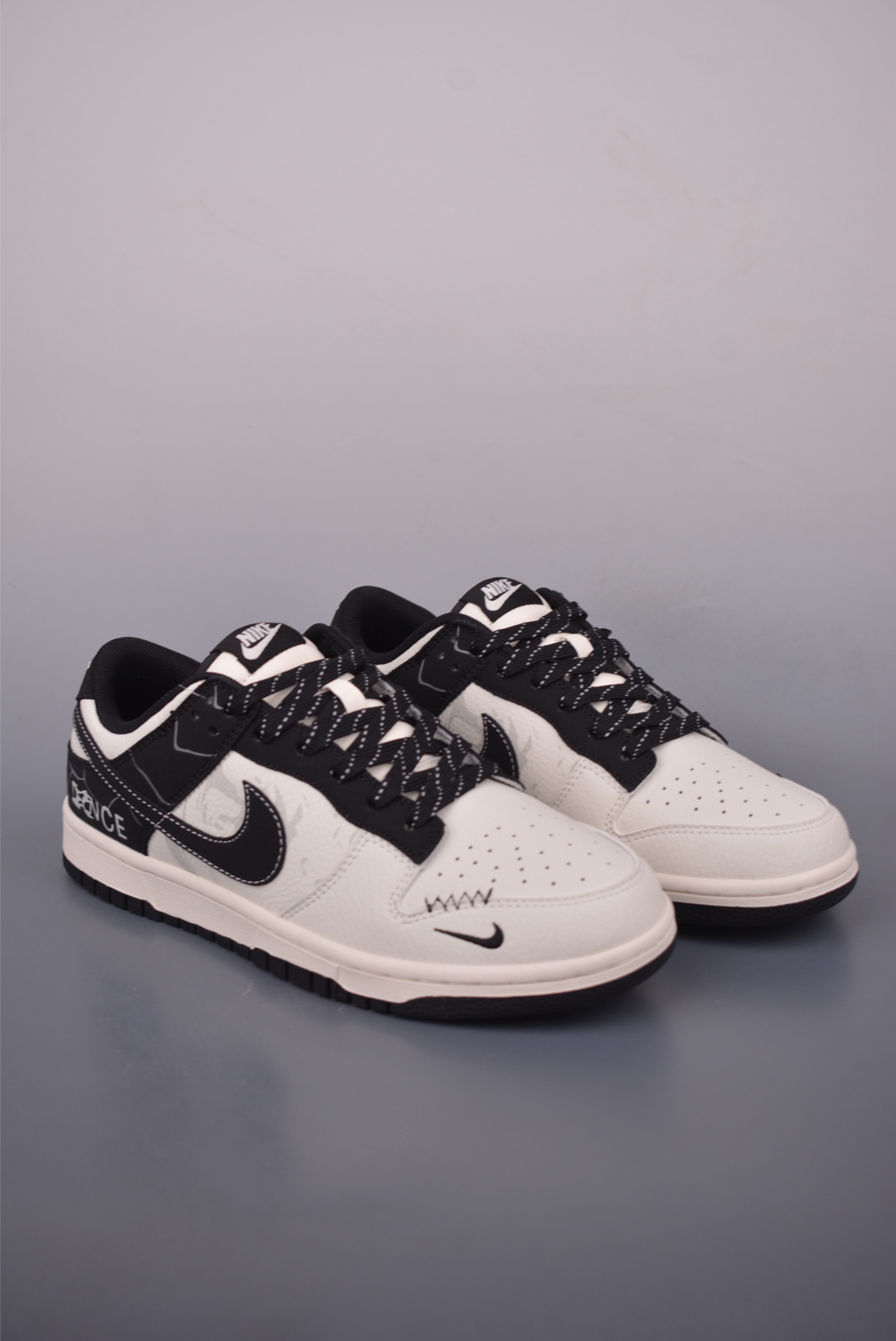 Nike SB Dunk Low Black White Premium Leather Sneakers - Style & Comfort 1 i1755036479597 7791 0 0