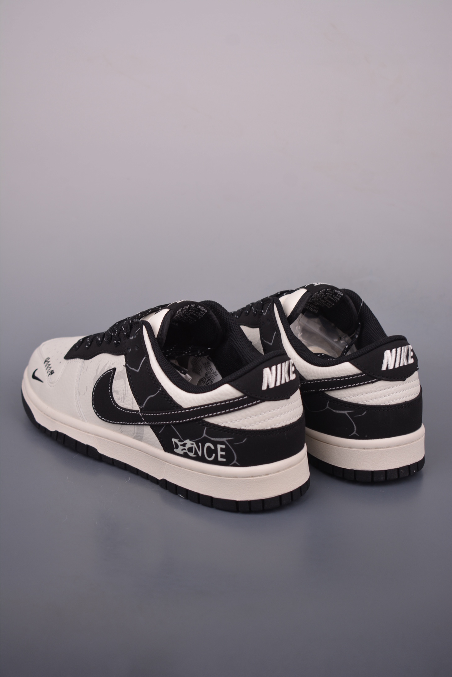 Nike SB Dunk Low Black White Premium Leather Sneakers - Style & Comfort 2 i1755036479617 825 0 1