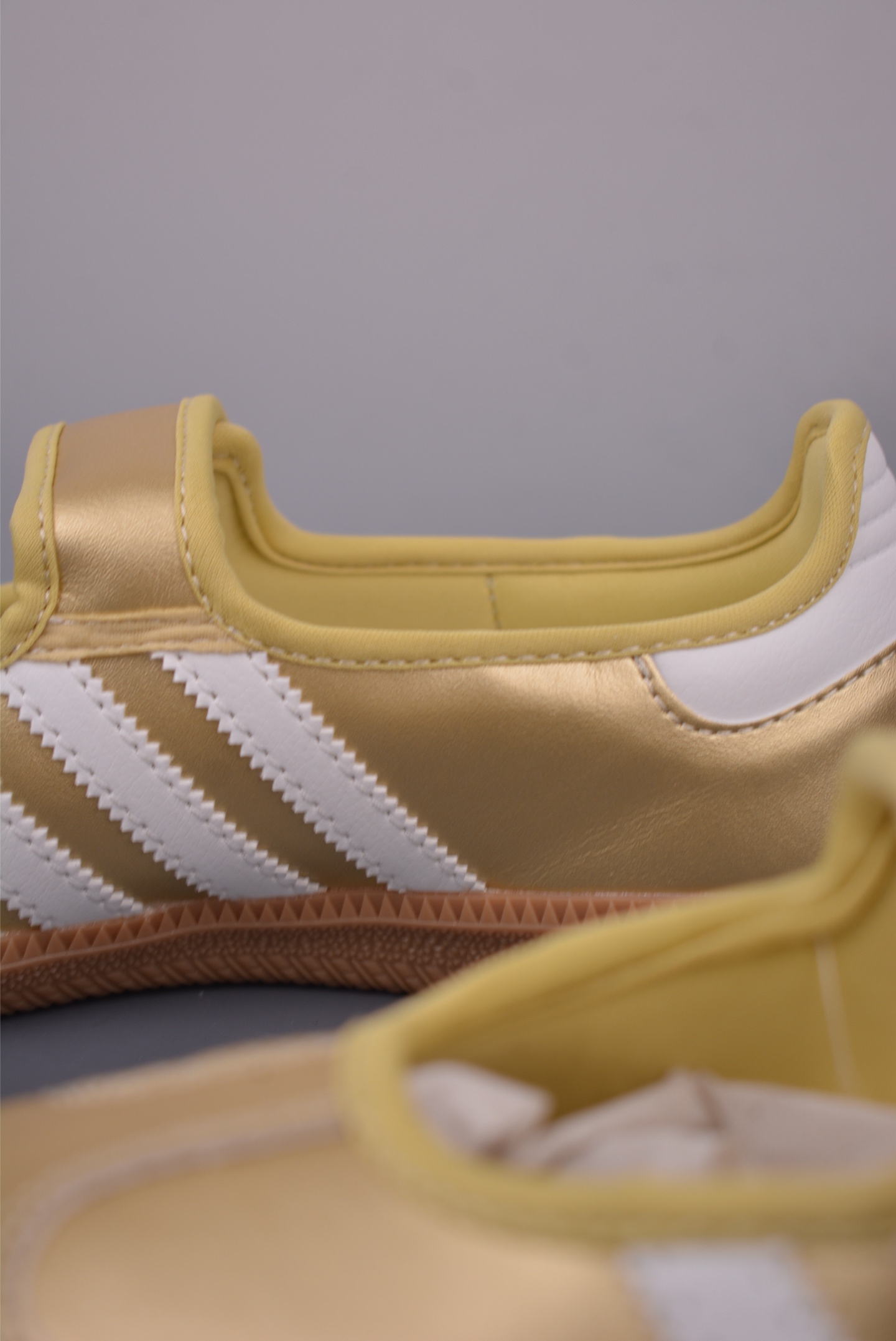 Adidas Samba Jane W Mary Jane Shoes - Gold Leather Upper with Stripe Design 9 i1755116527108 9919 0 7