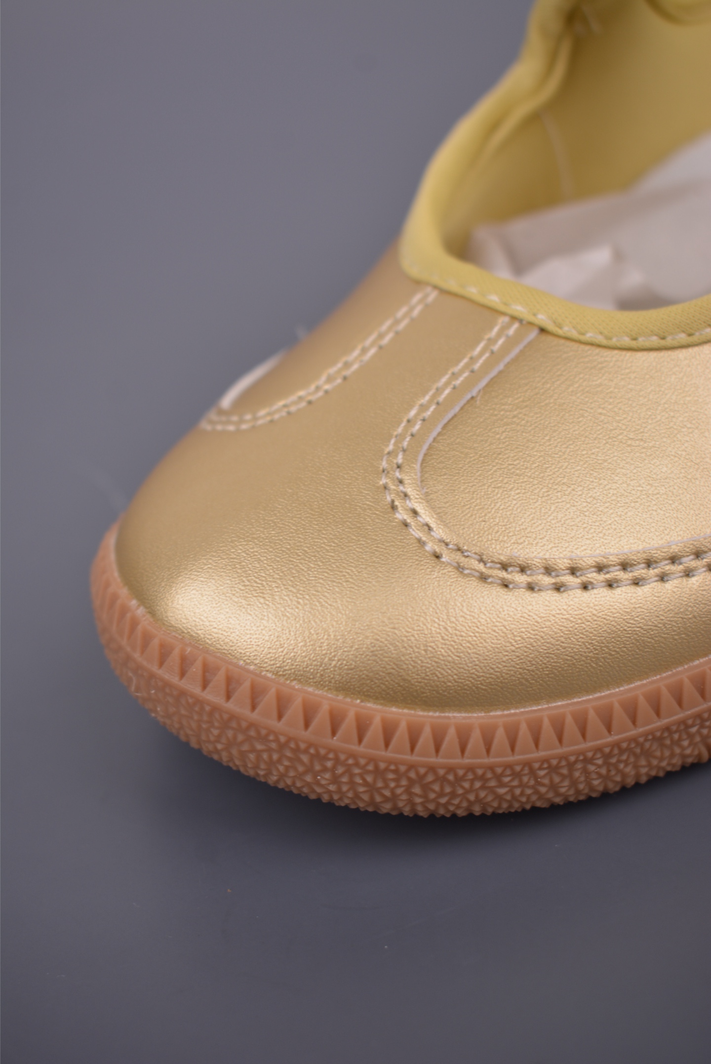 Adidas Samba Jane W Mary Jane Shoes - Gold Leather Upper with Stripe Design 7 i1755116529586 3620 0 5