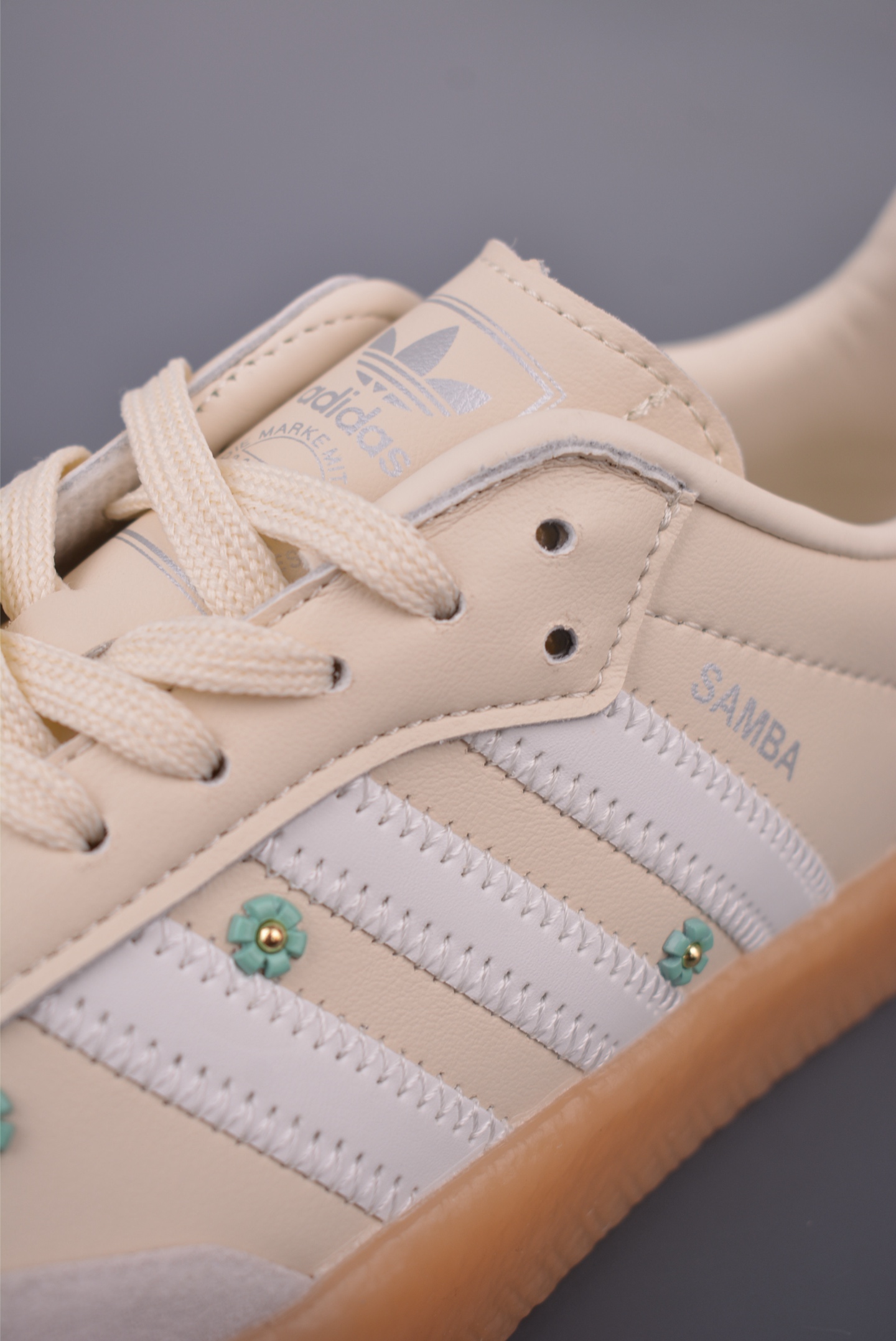 Adidas Samba Valentine's Day Cream White Floral Platform Sneakers Casual 8 i1755116576837 337 0 6