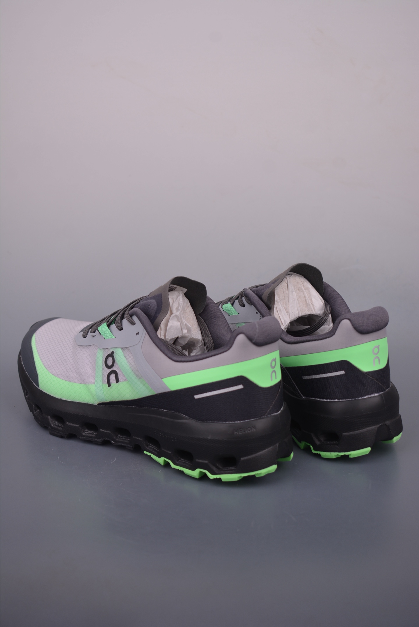 On Cloudvista 2 Waterproof Running Shoes - Outdoor Street Style, Grey/Green 3 i1755214720238 8067 0 1