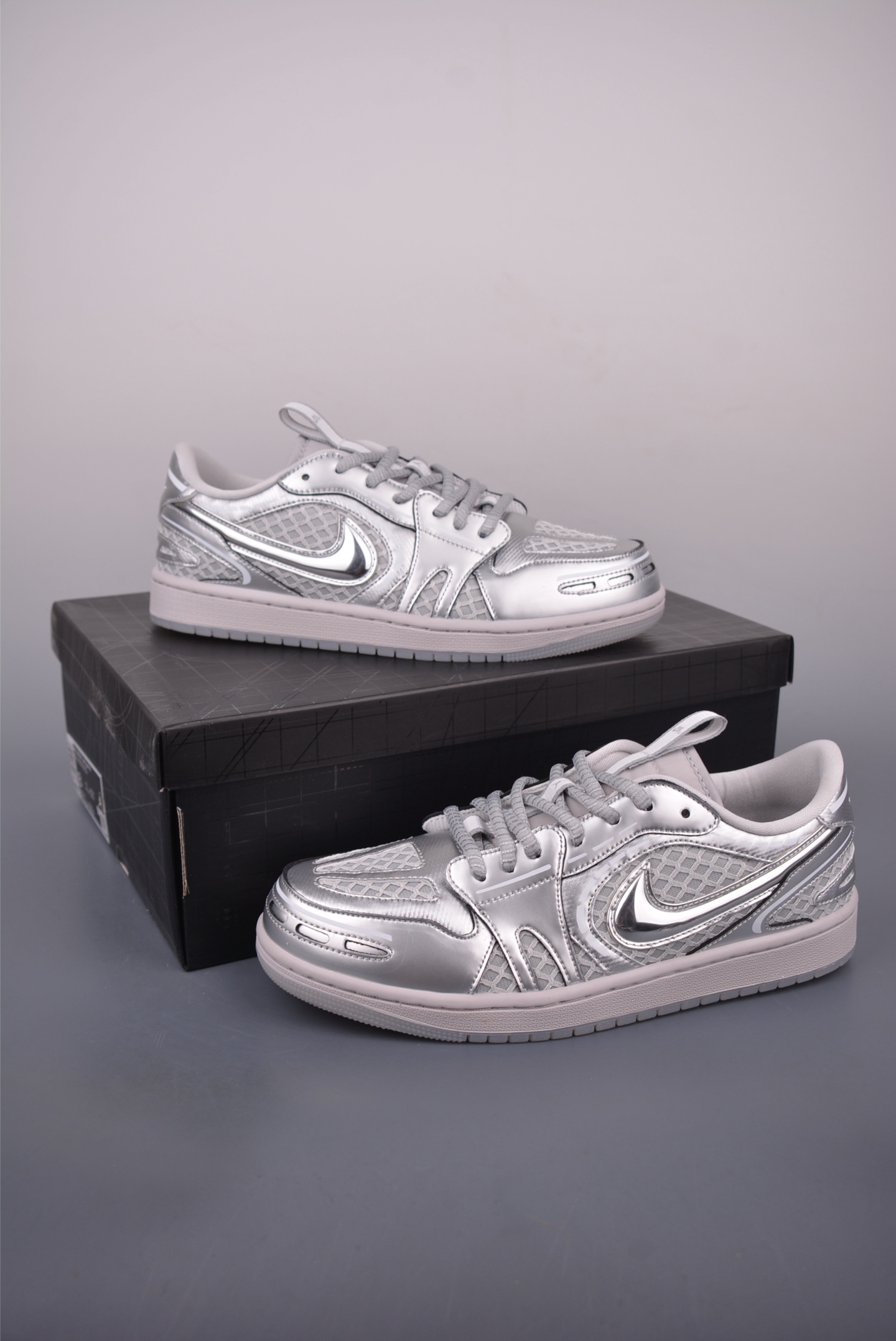 Air Jordan 1 Low 白银 AJ1乔1低帮休闲板鞋 HQ2016-002