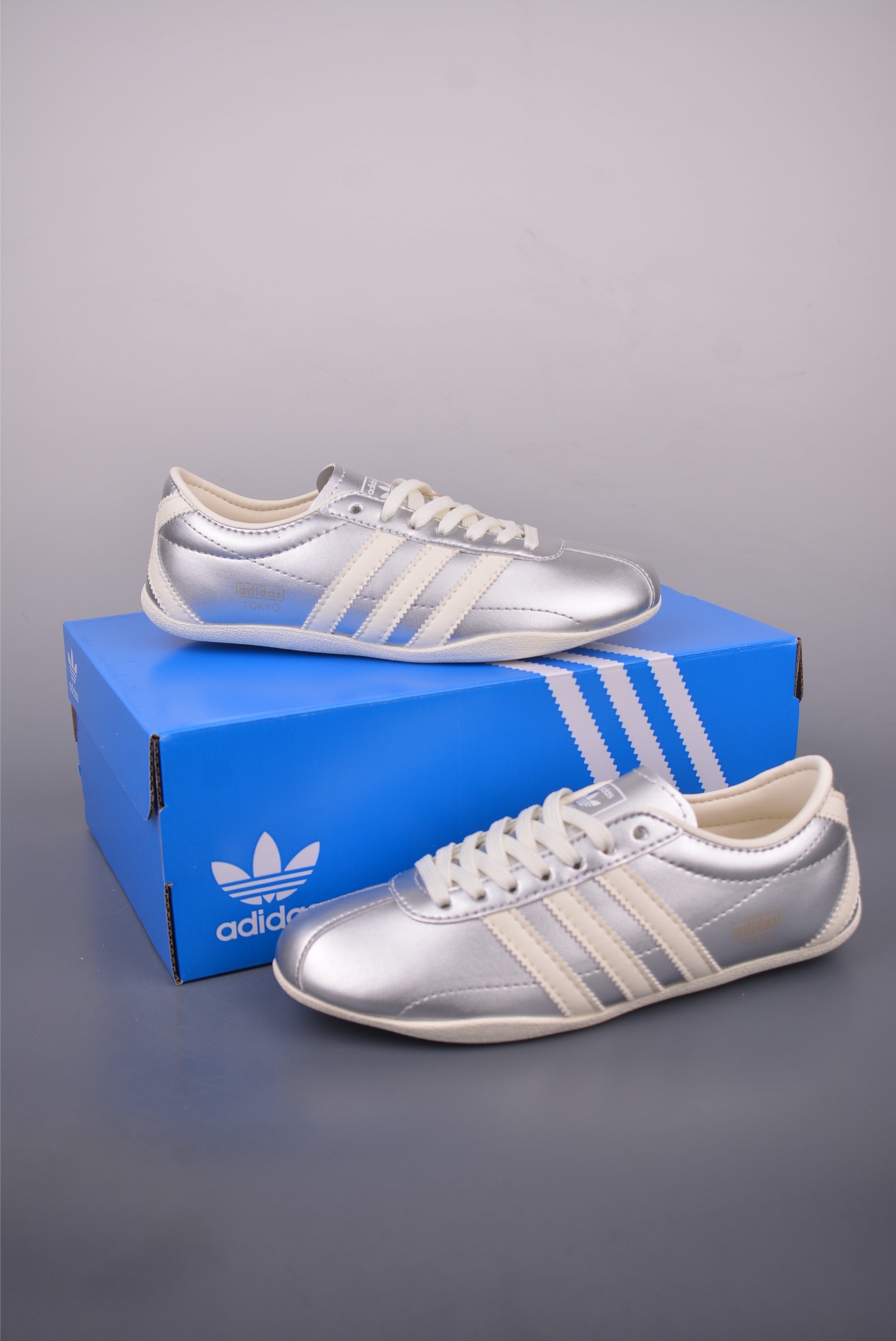 Adidas Tokyo W Limited Edition Retro Low-Profile Sneakers - Silver 5 i1755215602847 7207 0 4
