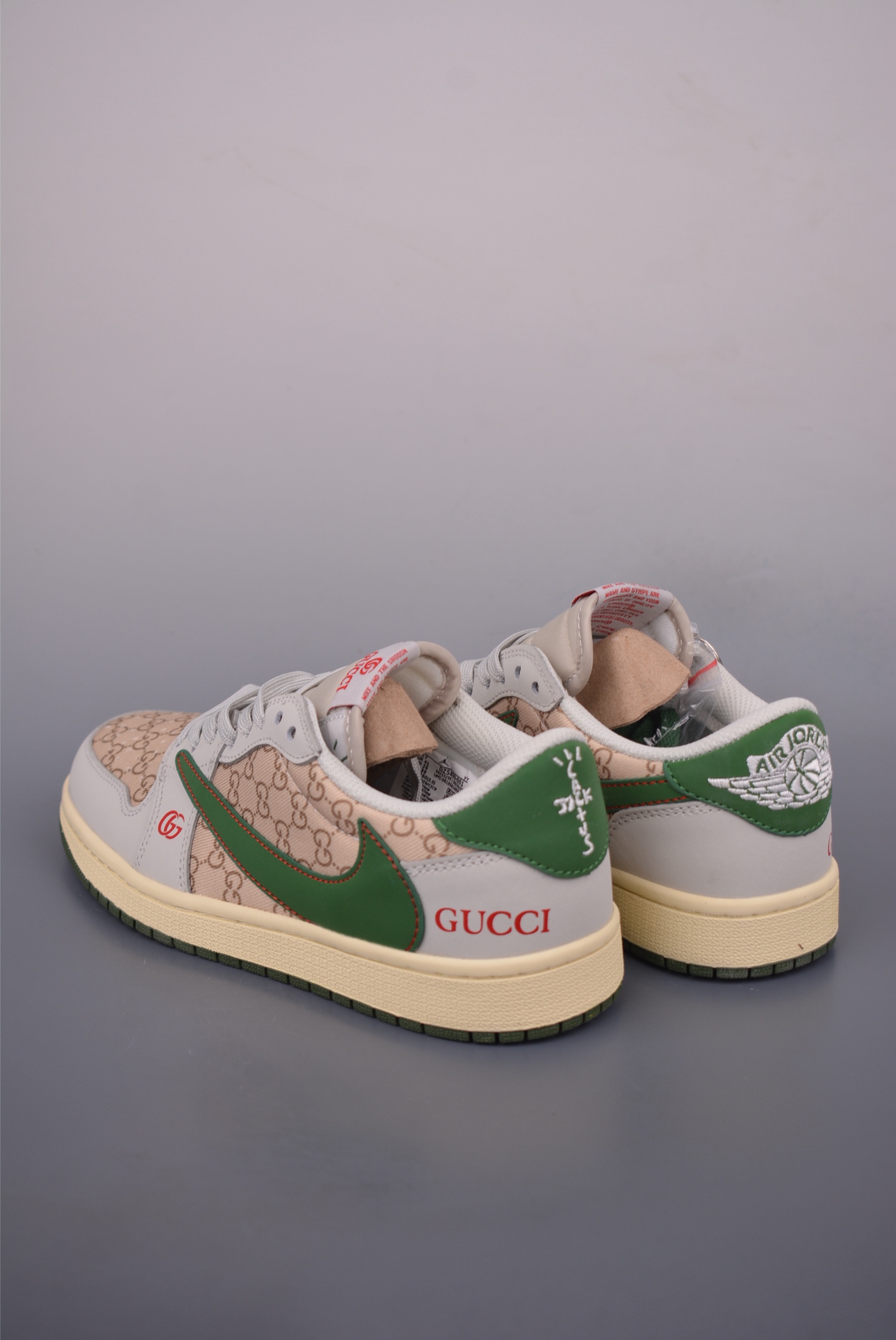 Travis Scott x Gucci Air Jordan 1 Low, Designer Sneakers with Signature Style 3 i1755216126447 8822 0 1