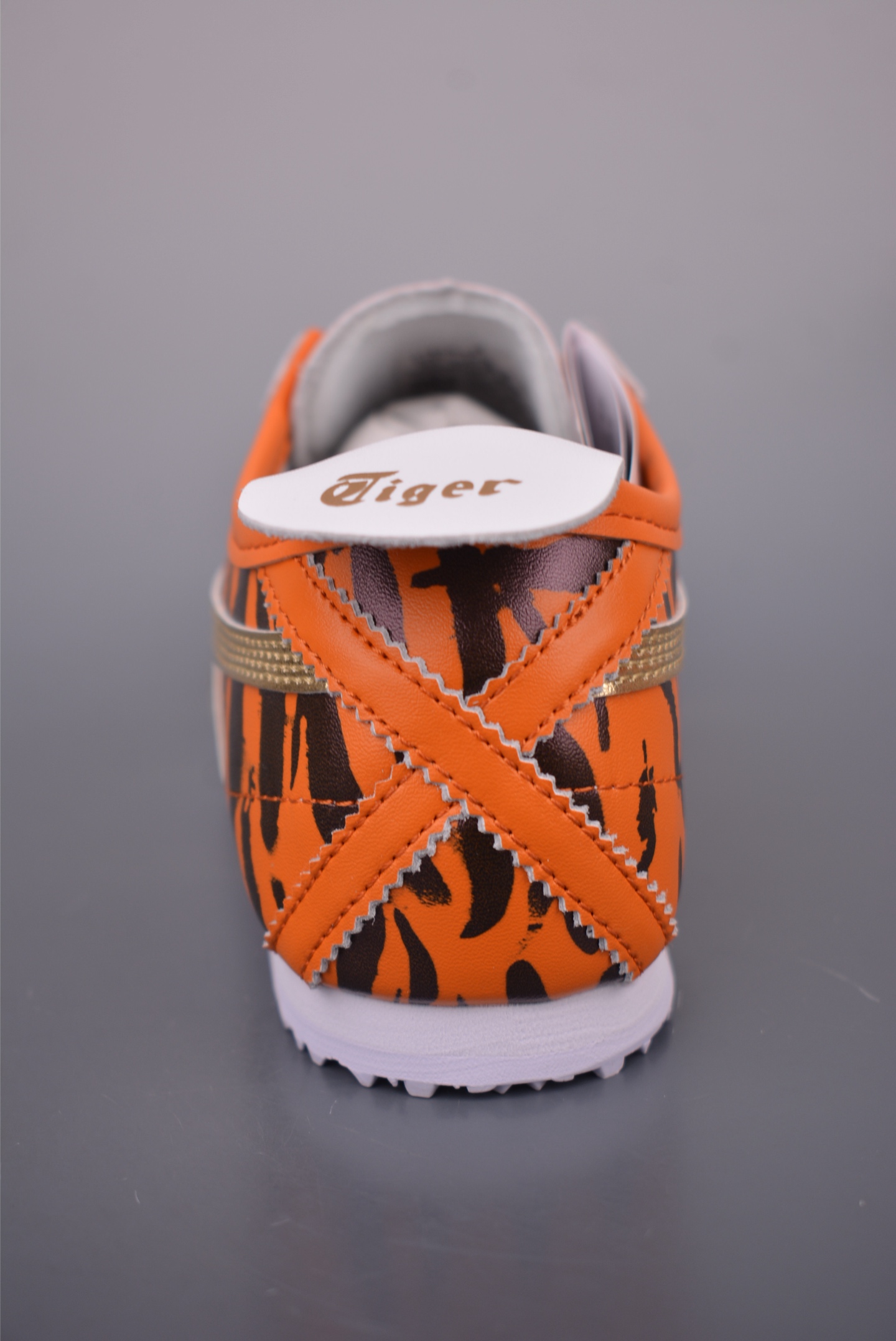 Onitsuka Tiger Mexico 66 Slip-On Sneakers - Orange Tiger Print, Gold Accents 4 i1755294910710 2743 0 3