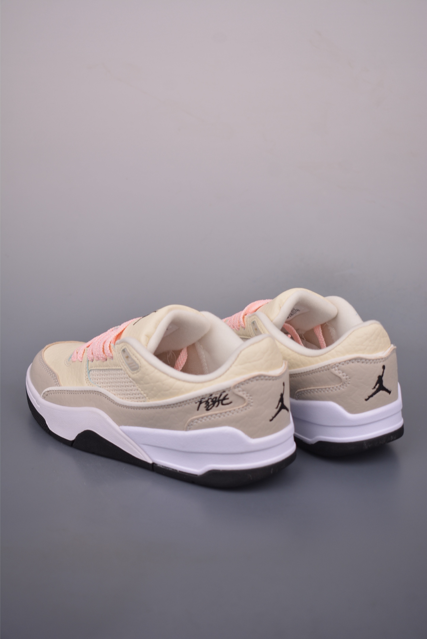 Air Jordan Flight Court Low Retro Basketball Shoes IH4105 - Cream/Pink 2 i1755387308163 6871 0 1