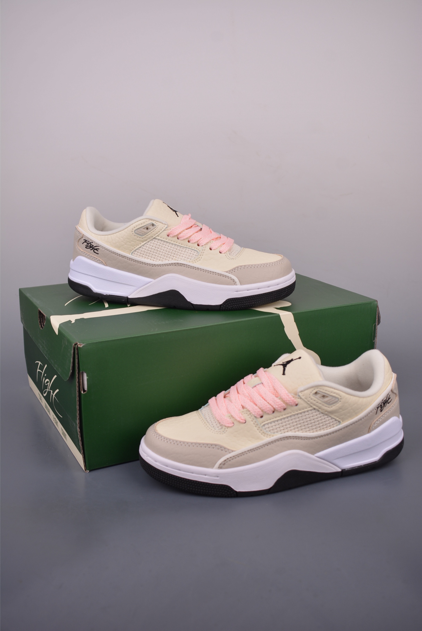Air Jordan Flight Court Low Retro Basketball Shoes IH4105 - Cream/Pink 5 i1755387308168 7963 0 4
