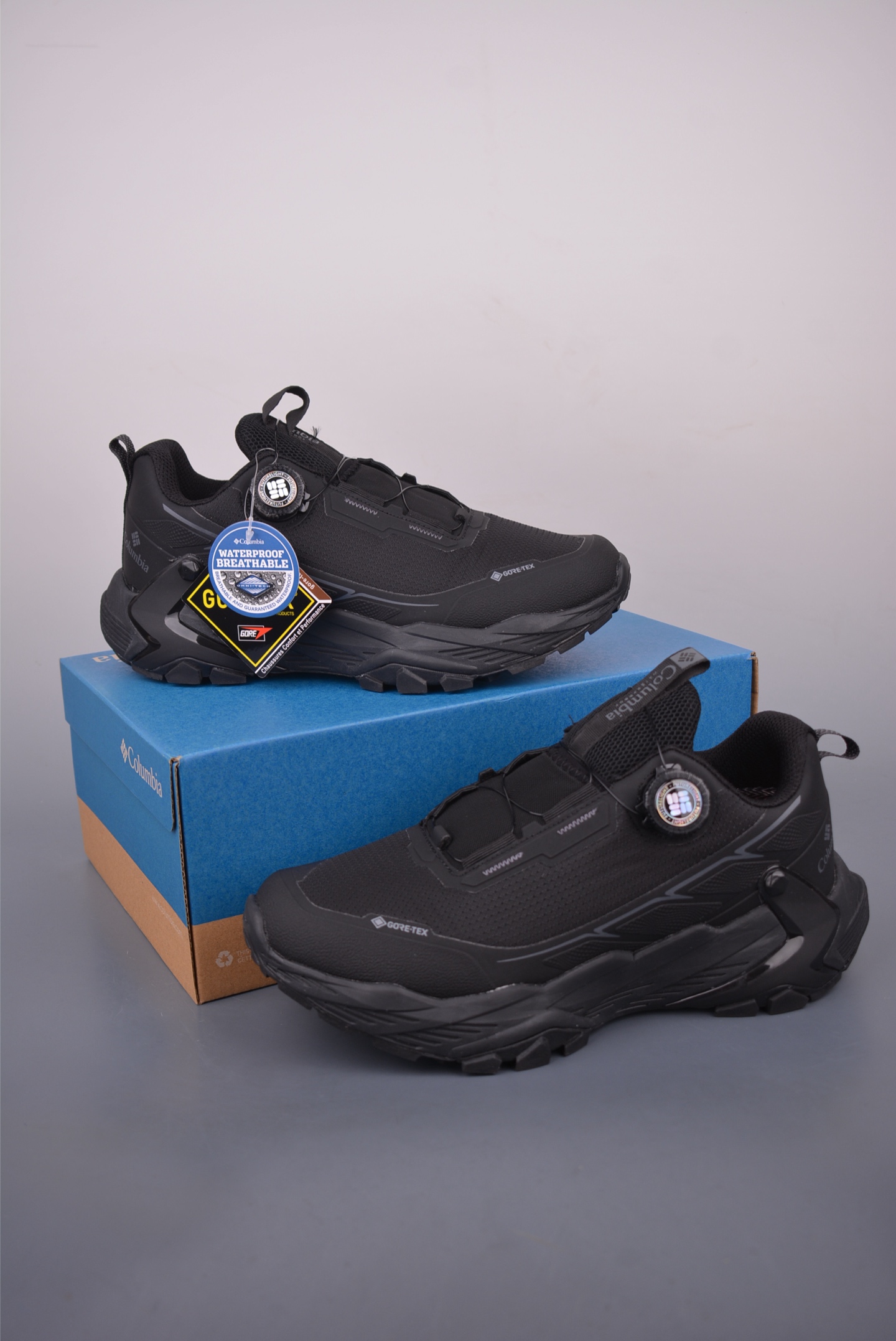 Columbia Men's Trailstorm Waterproof Hiking Shoes - Black, Lightweight & Durable 6 i1755387499623 1929 0 4