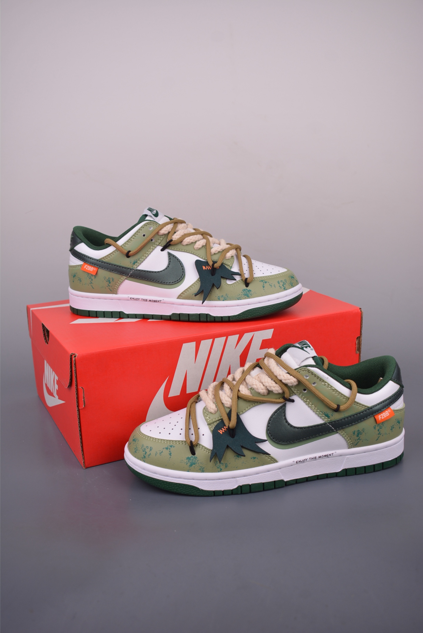 Nike SB Dunk Low 军绿 解构绑带 DD1391-101