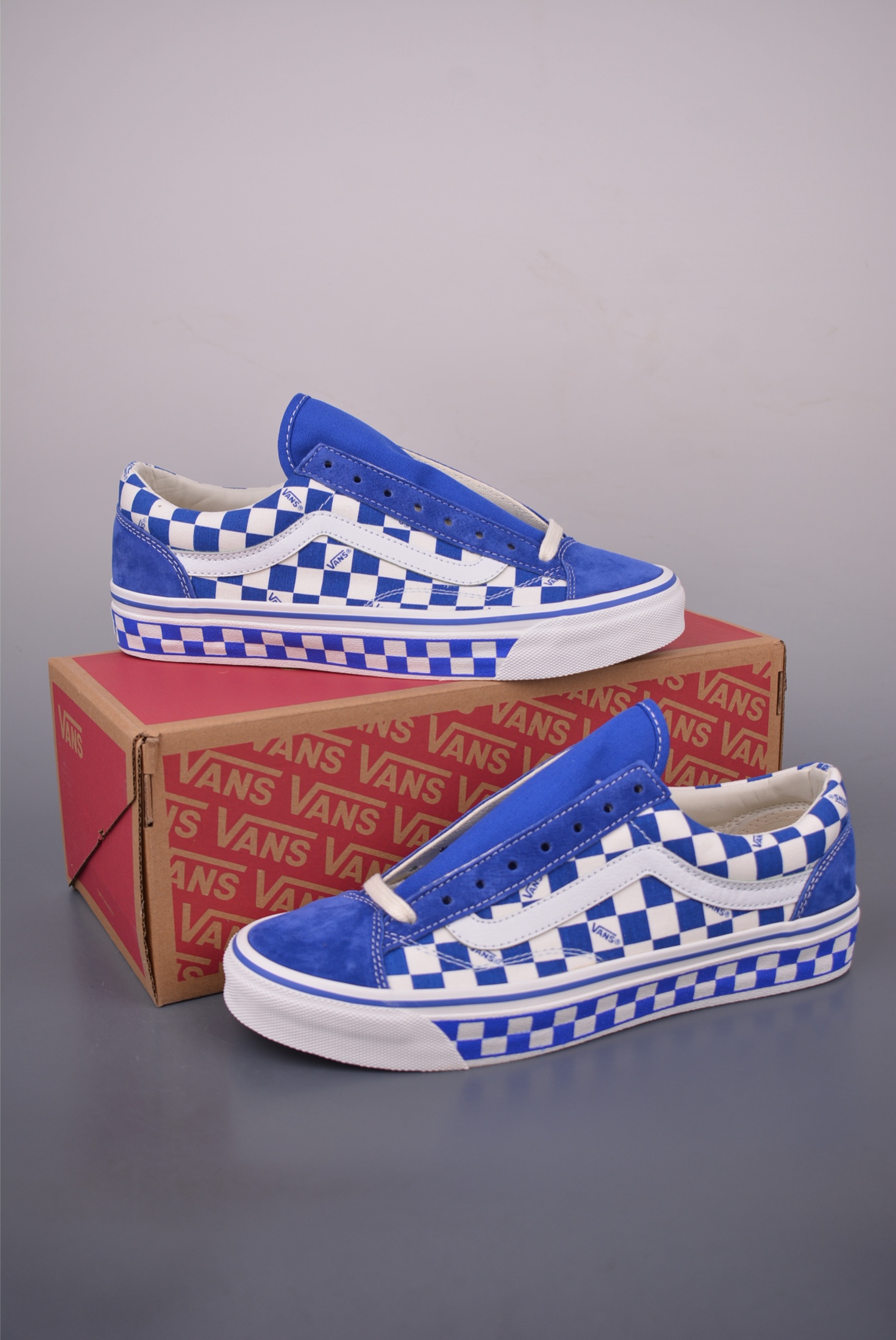 Vans Old Skool 36 LX-BMX Blue/White Checkerboard Canvas Sneakers VN000D57ERM 6 i1755472509463 887 0 4