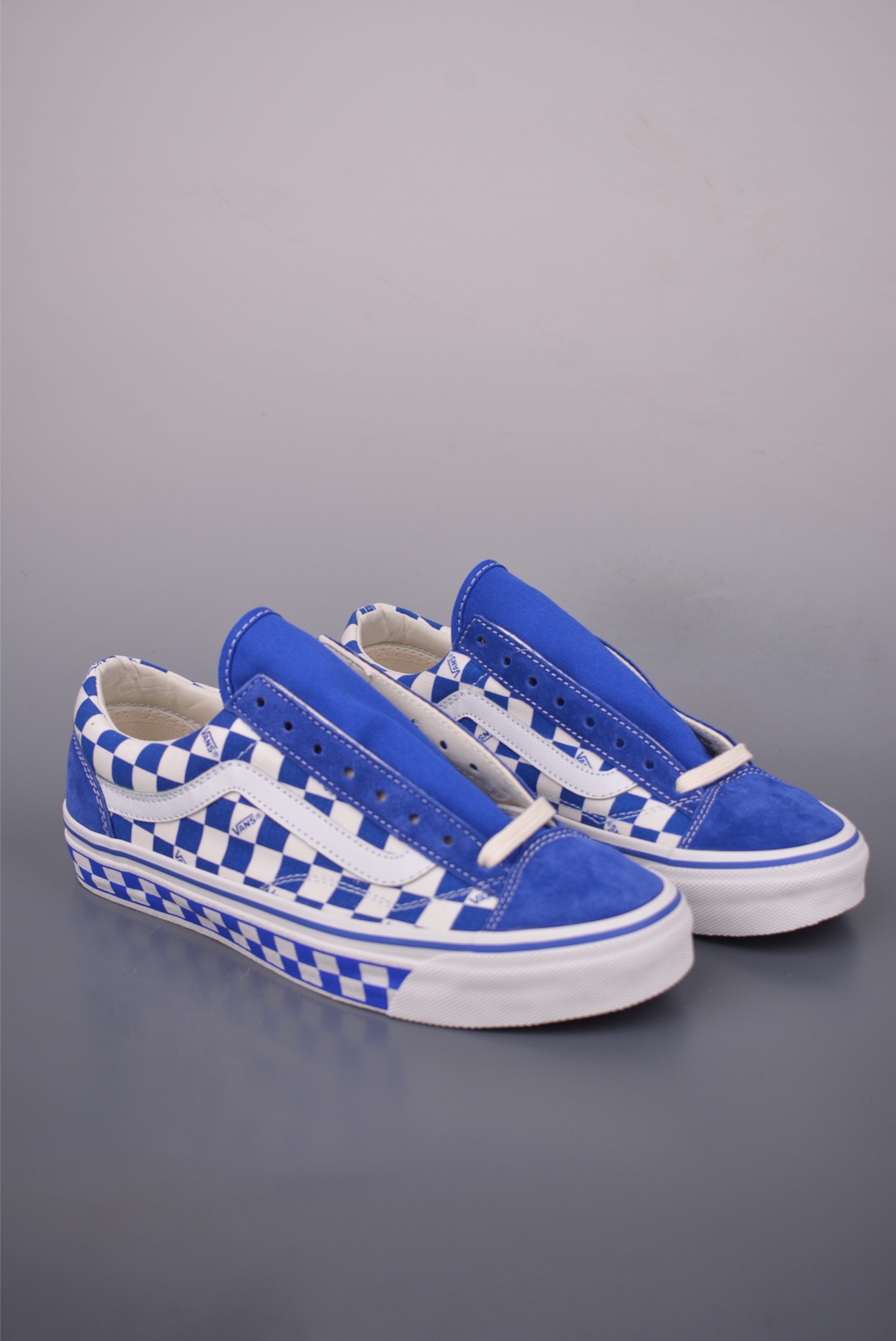 Vans Old Skool 36 LX-BMX Blue/White Checkerboard Canvas Sneakers VN000D57ERM 2 i1755472509515 7684 0 0