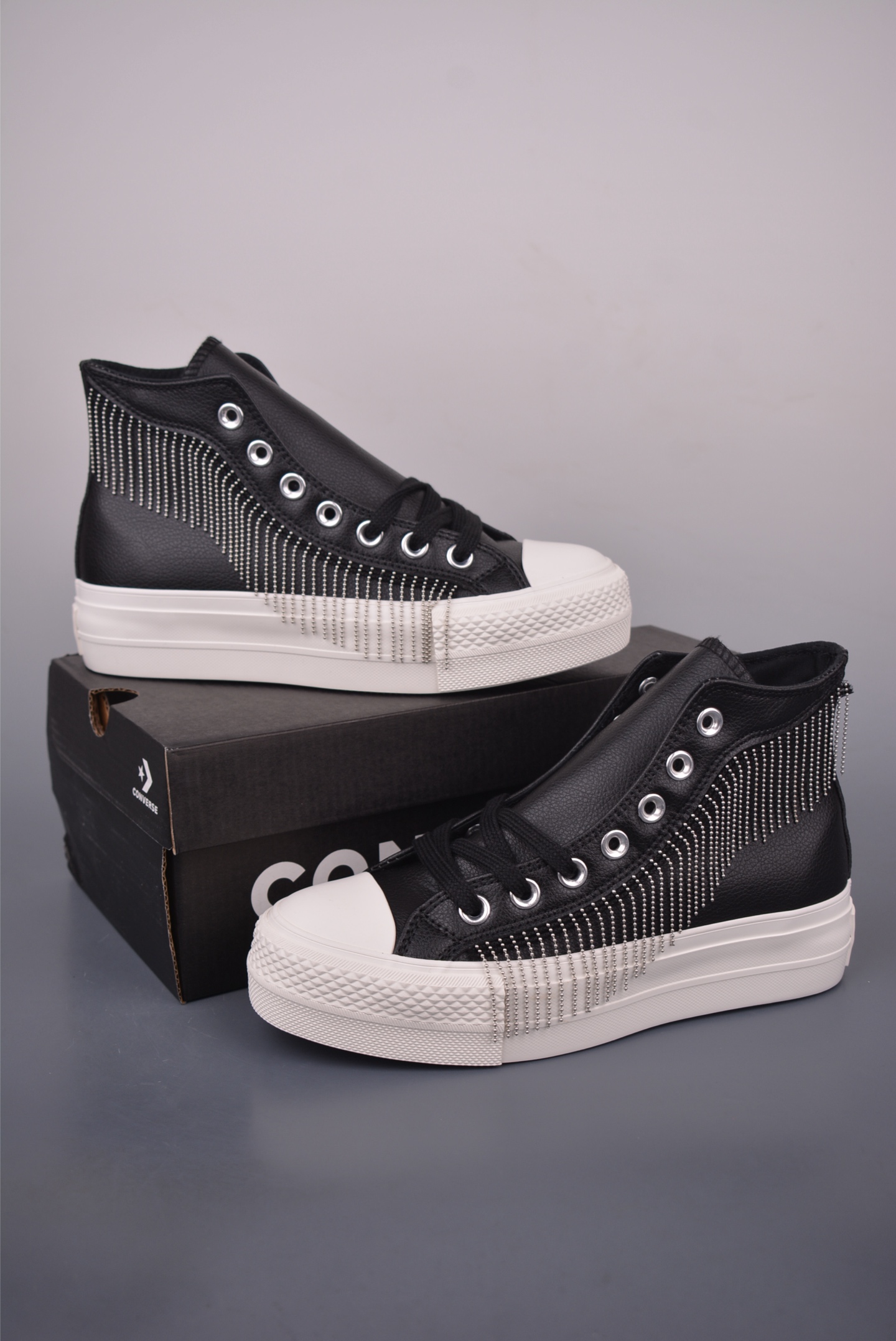 Converse Chuck Taylor All Star Platform Western Glam 舒适简约 女款高帮帆布鞋 A15473C