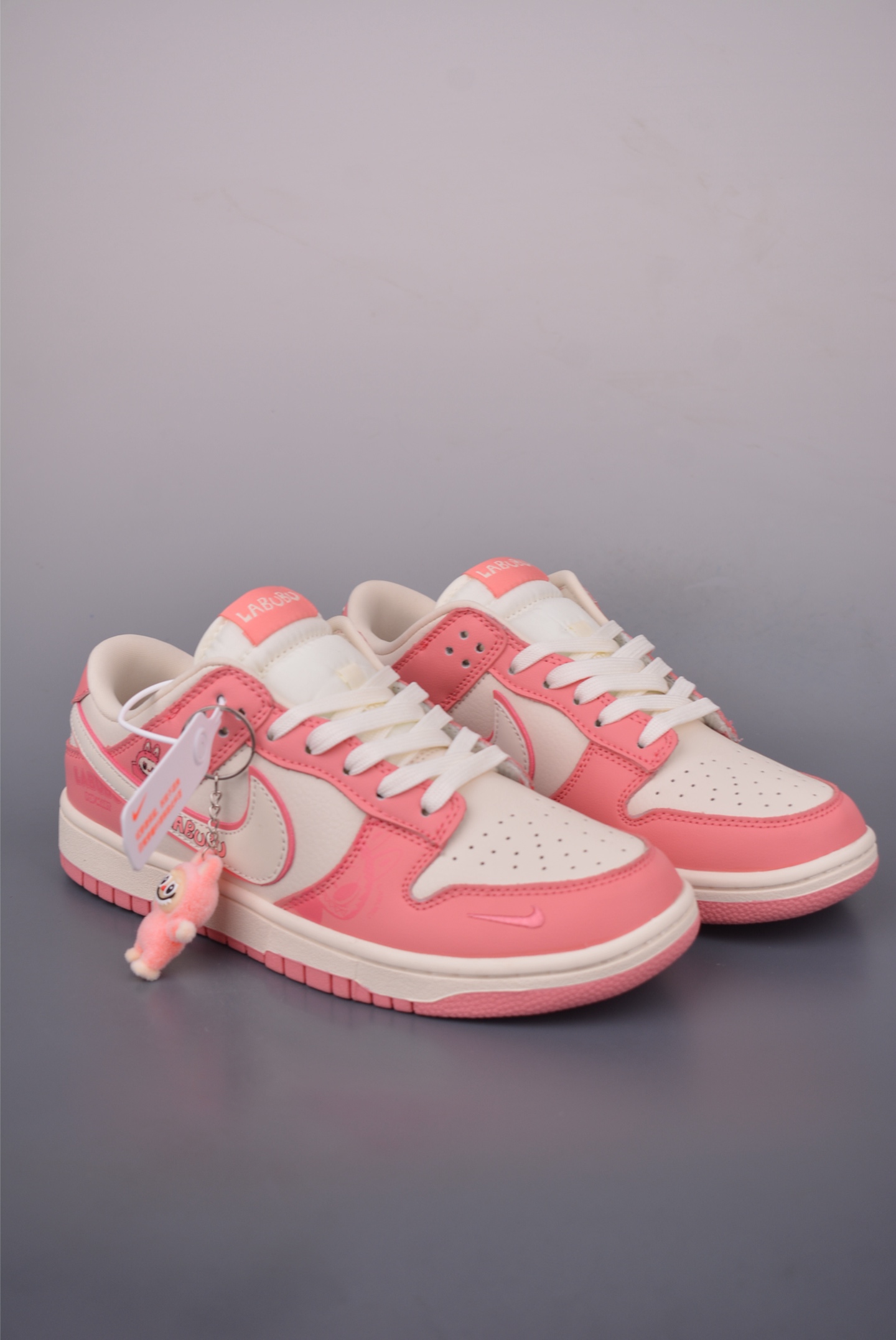 Nike SB Dunk Low LaBuBu Collab - Premium Quality, Stylish Pink & White Sneakers 1 i1755472699065 2001 0 0