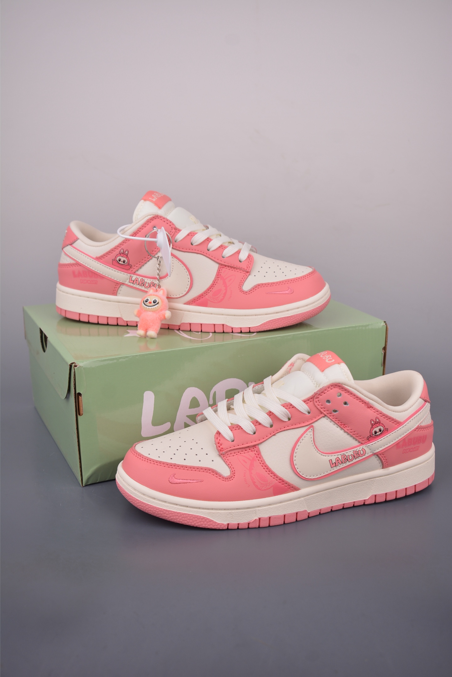 Nike SB Dunk Low LaBuBu Collab - Premium Quality, Stylish Pink & White Sneakers 5 i1755472699094 3148 0 4
