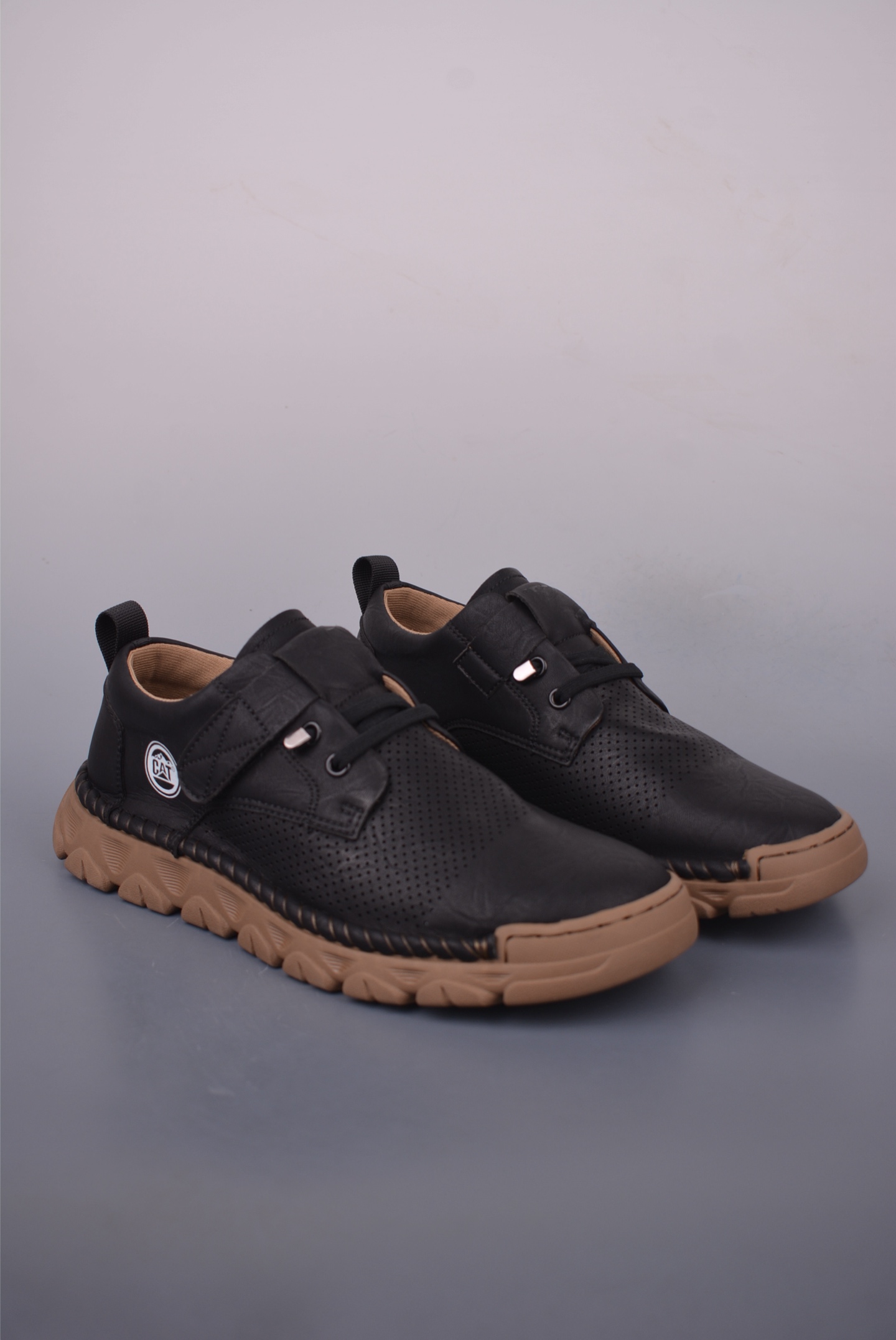 CAT Men's Leather Casual Shoes Breathable Outdoor Summer Footwear 2 i1755473528305 9631 0 0