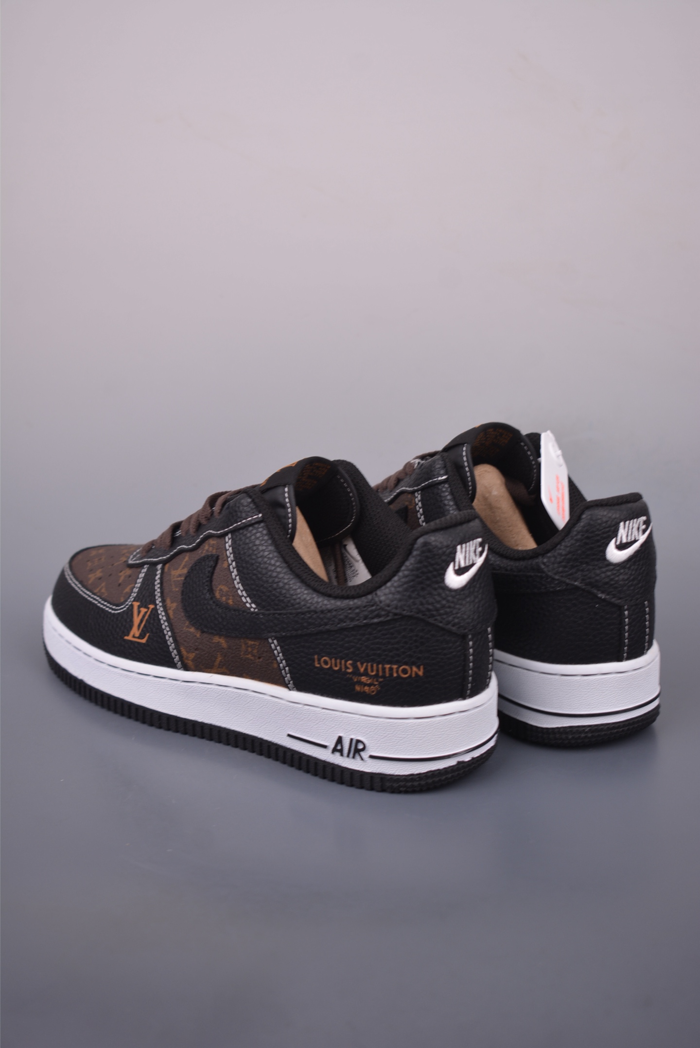 Nike Air Force 1 Low Louis Vuitton Brown/Black Sneakers - Limited Edition 2 i1755560584523 8858 0 1