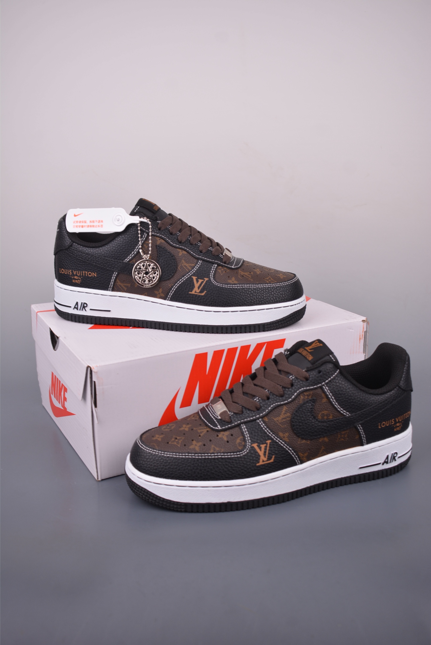 Nike Air Force 1 Low Louis Vuitton Brown/Black Sneakers - Limited Edition 5 i1755560594465 231 0 4