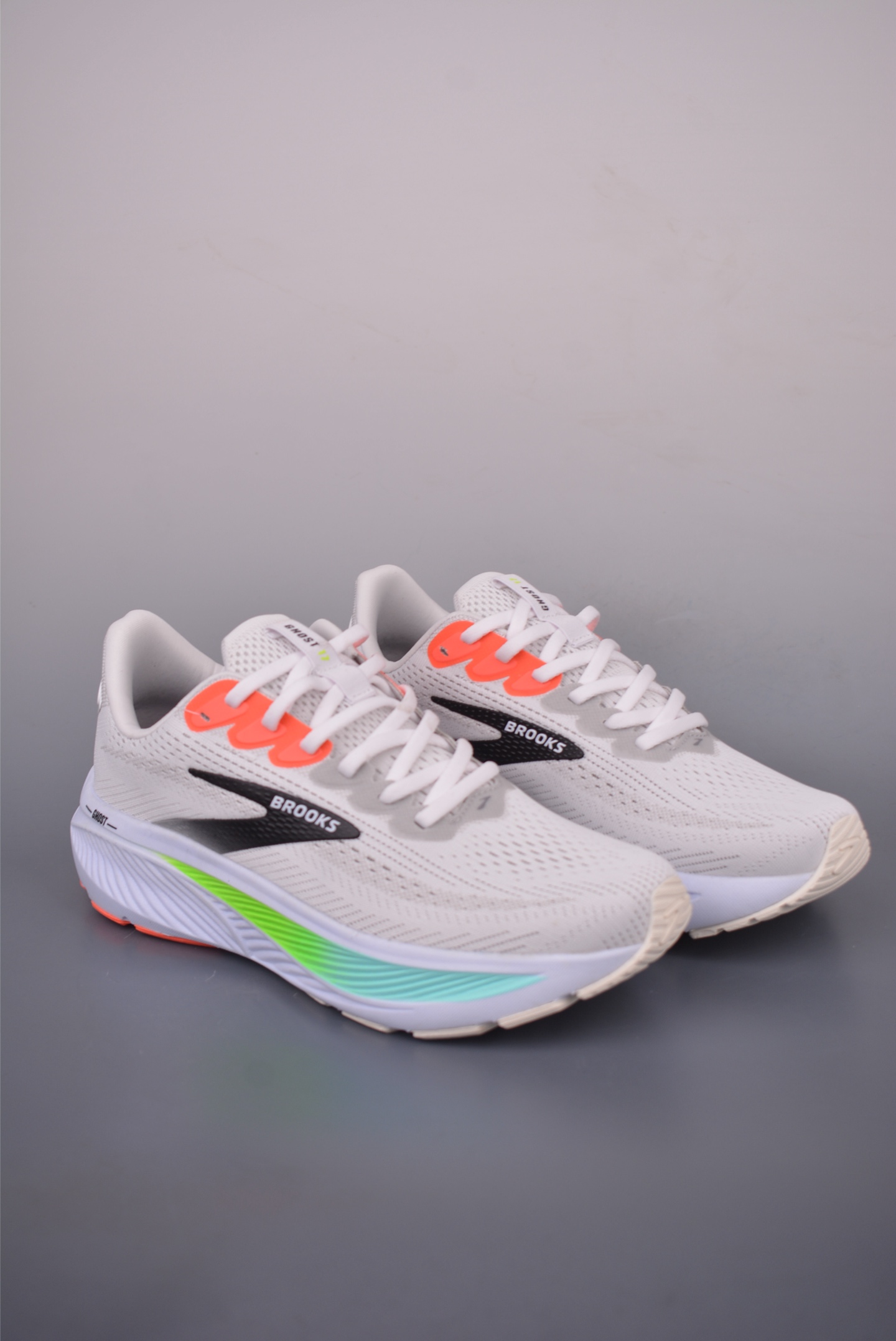 Brooks 布鲁克斯 Ghost 17 超弹轻盈跑步鞋 低帮透气缓震支撑休闲运动慢跑鞋 110442