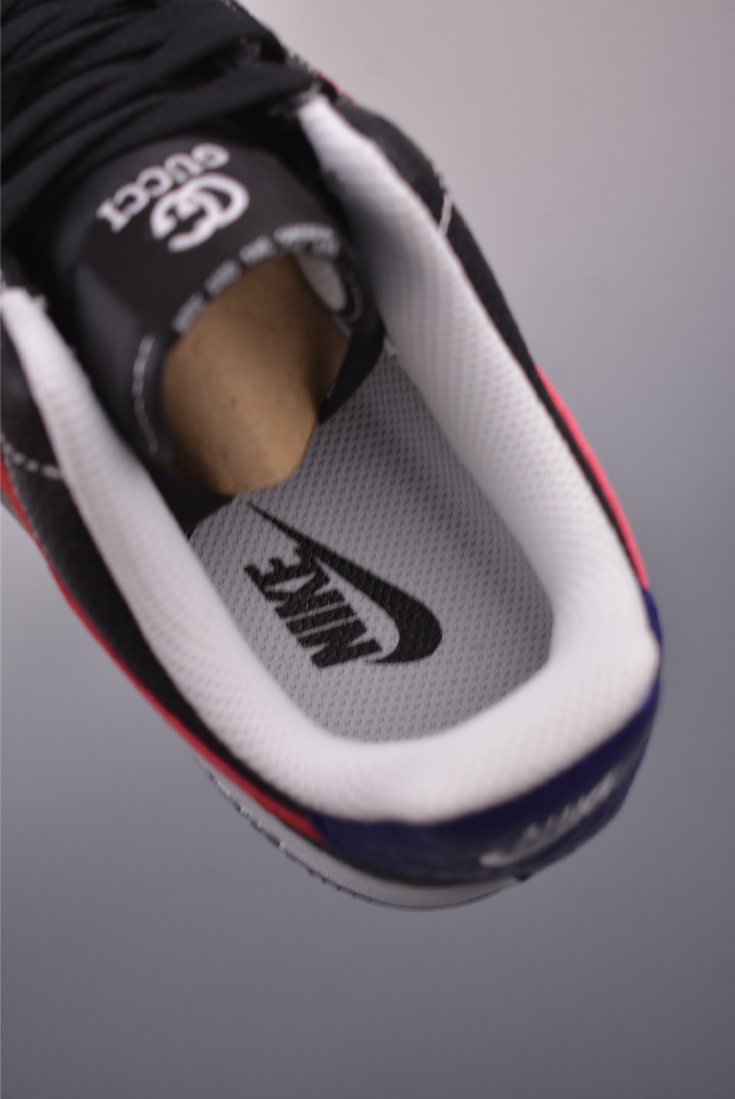 Nike Air Force 1 Low Gucci Custom Black Leather Honeycomb Cushioning AH8462 10 i1755642177902 9158 0 8