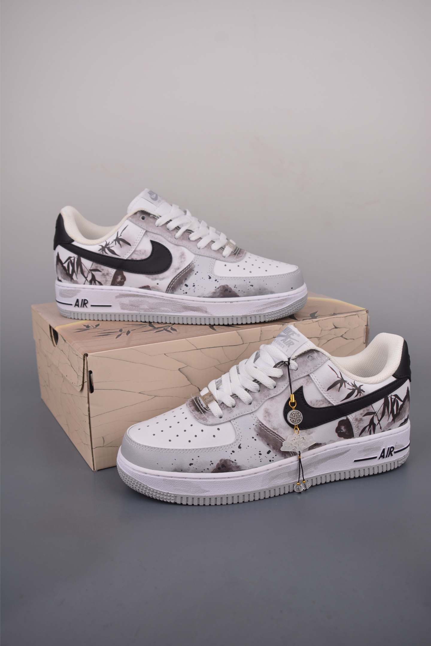 Nike Air Force 1 Low Ink Wash Chinese Style White Black FJ4146-100 Sneakers 5 i1755727204306 2037 0 4
