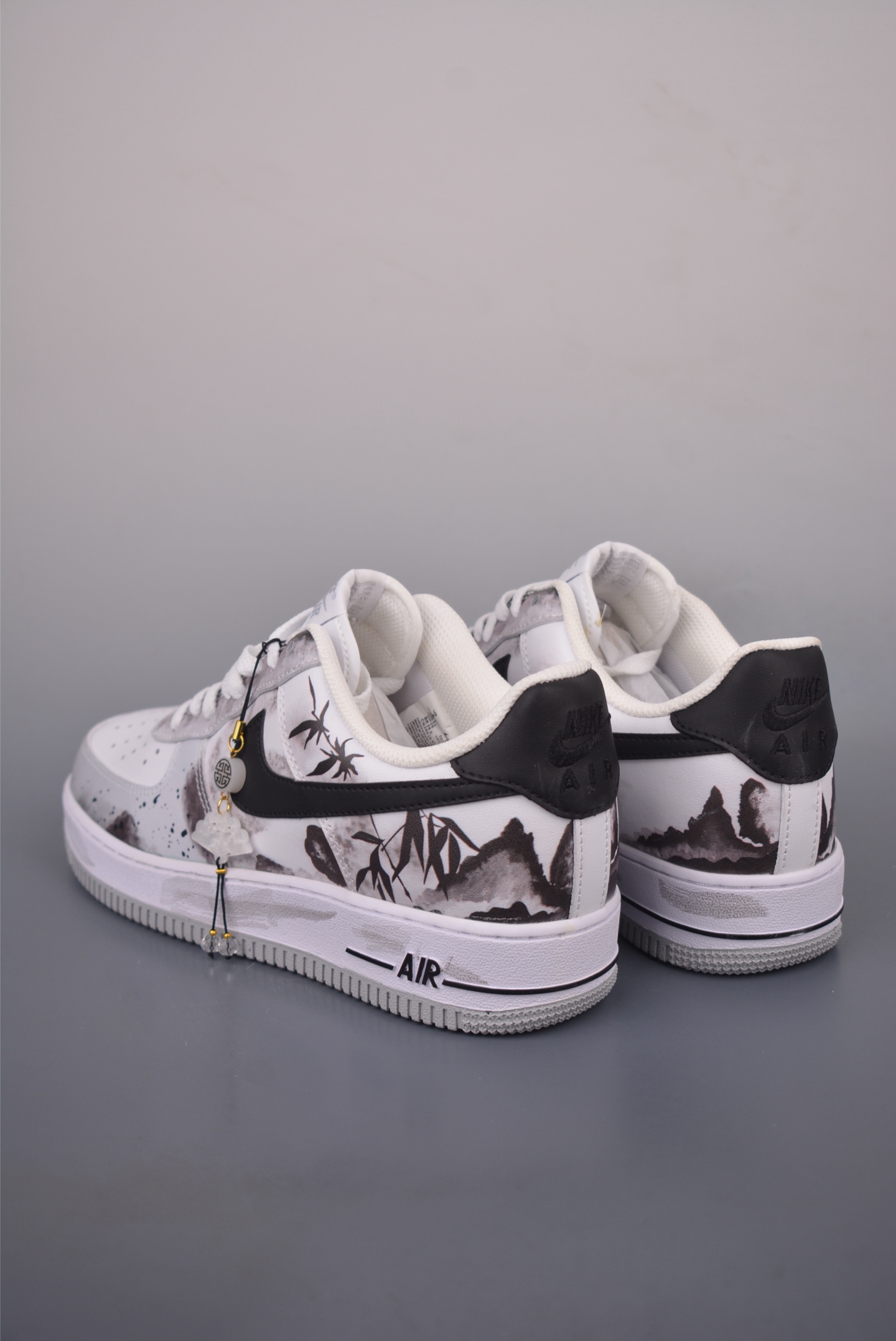 Nike Air Force 1 Low Ink Wash Chinese Style White Black FJ4146-100 Sneakers 2 i1755727204306 3985 0 1