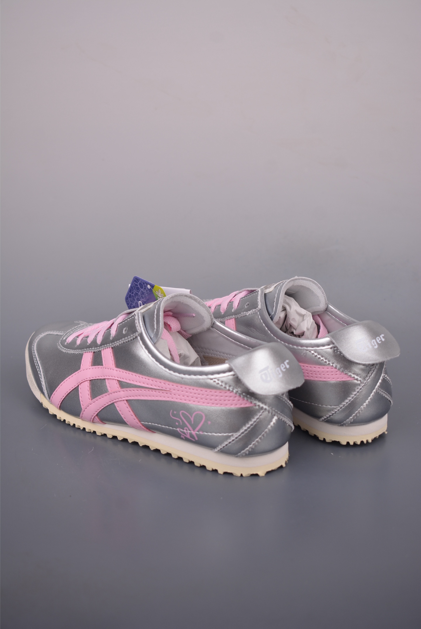 Onitsuka Tiger Mexico 66 Slip-On Sneakers - Silver/Pink, Sizes 36-41.5 3 i1755727827266 2753 0 1