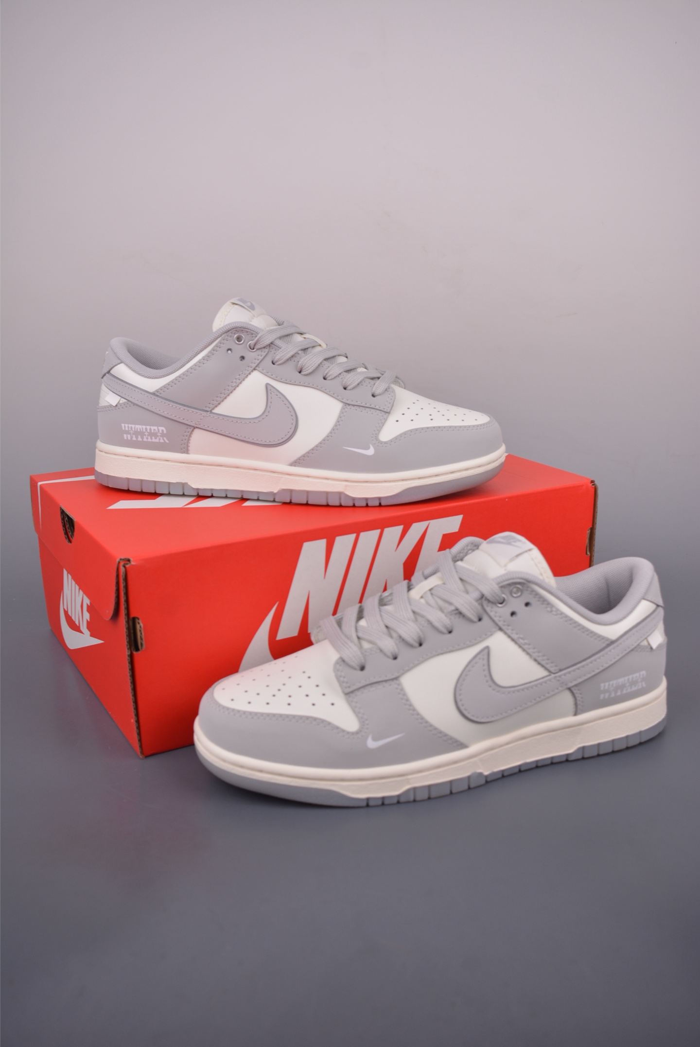 Nike SB Dunk Low "Just Do It" Premium Leather Sneakers - Gray/White 5 i1755728278081 1106 0 4