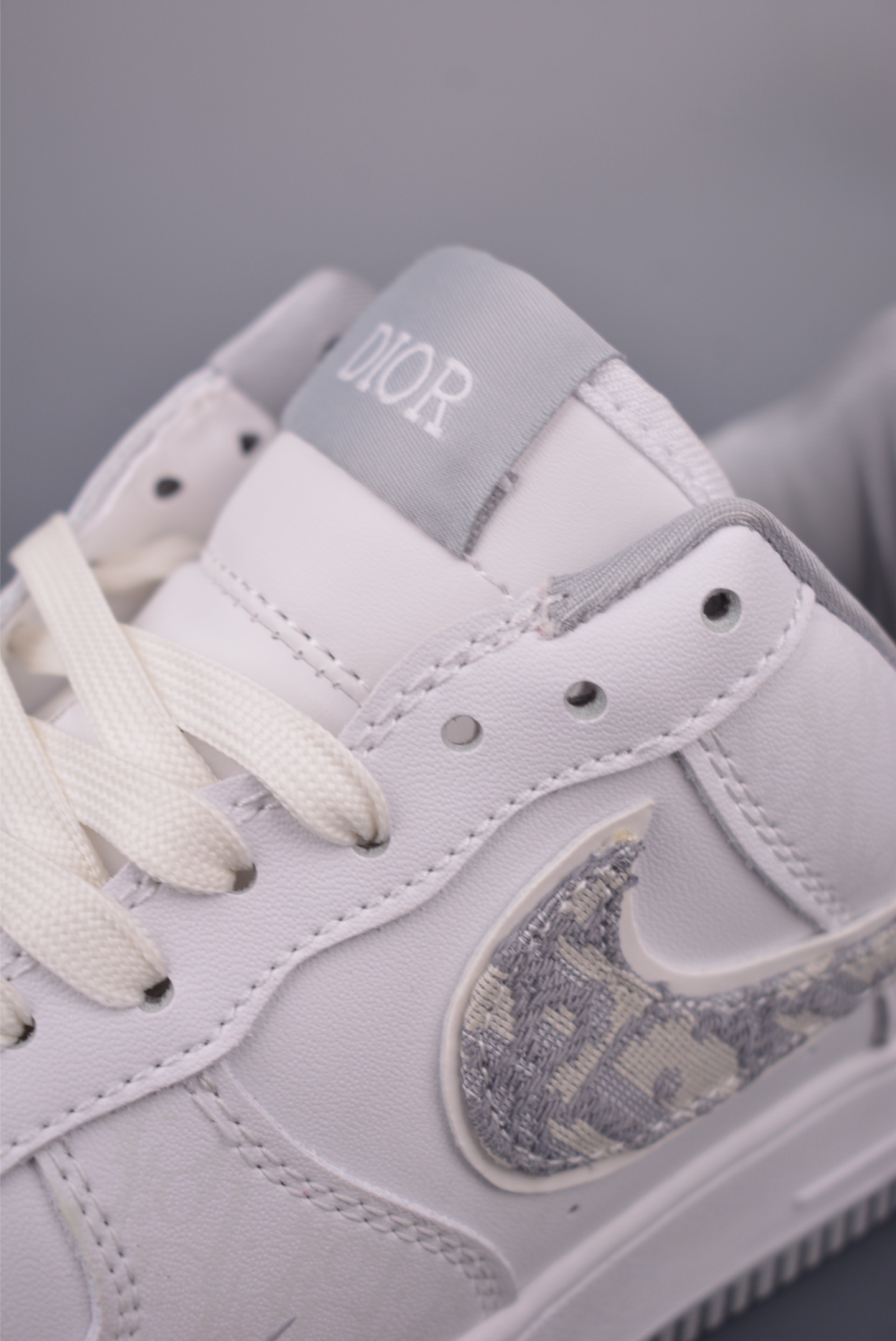 Nike Air Force 1 Low Custom Dior Sneakers - White Leather, Designer Style 7 i1755813337817 9584 0 7