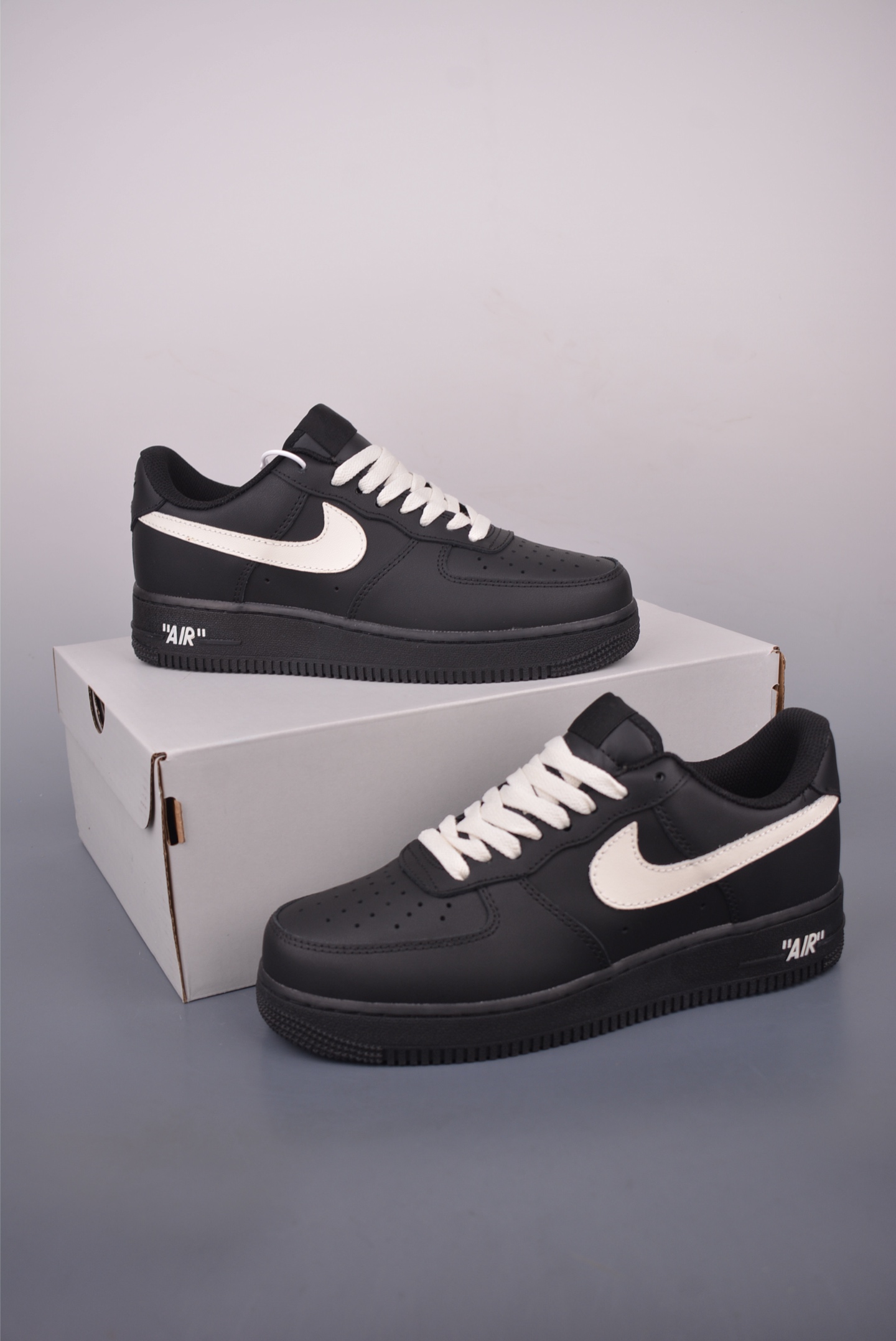 Nike Air Force 1 Low Black and White Classic Sneakers - Iconic Style 6 i1755813374984 1503 0 4
