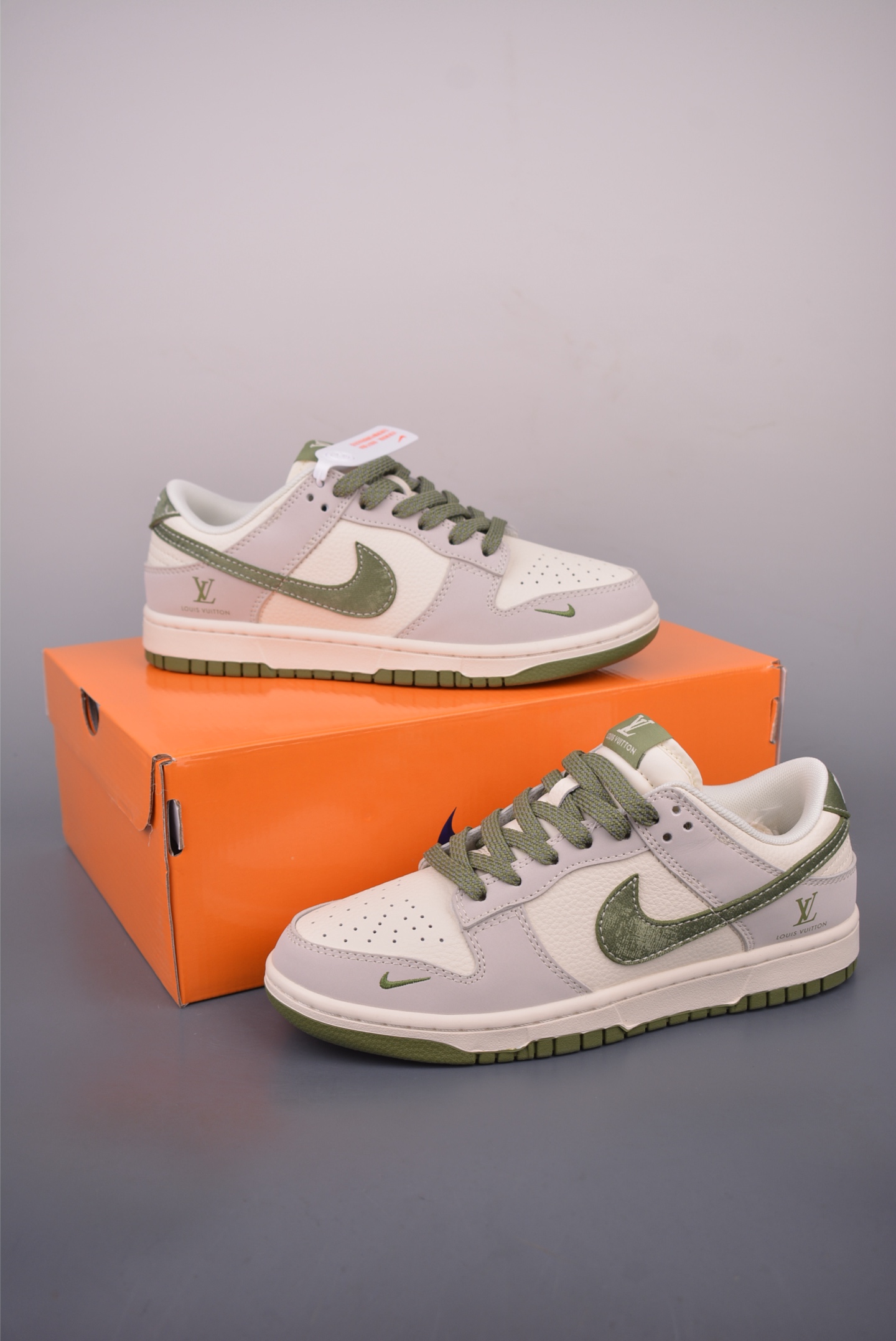 Nike SB Dunk Low Louis Vuitton Olive Green Sneakers - Premium Quality 6 i1755813801949 7204 0 4
