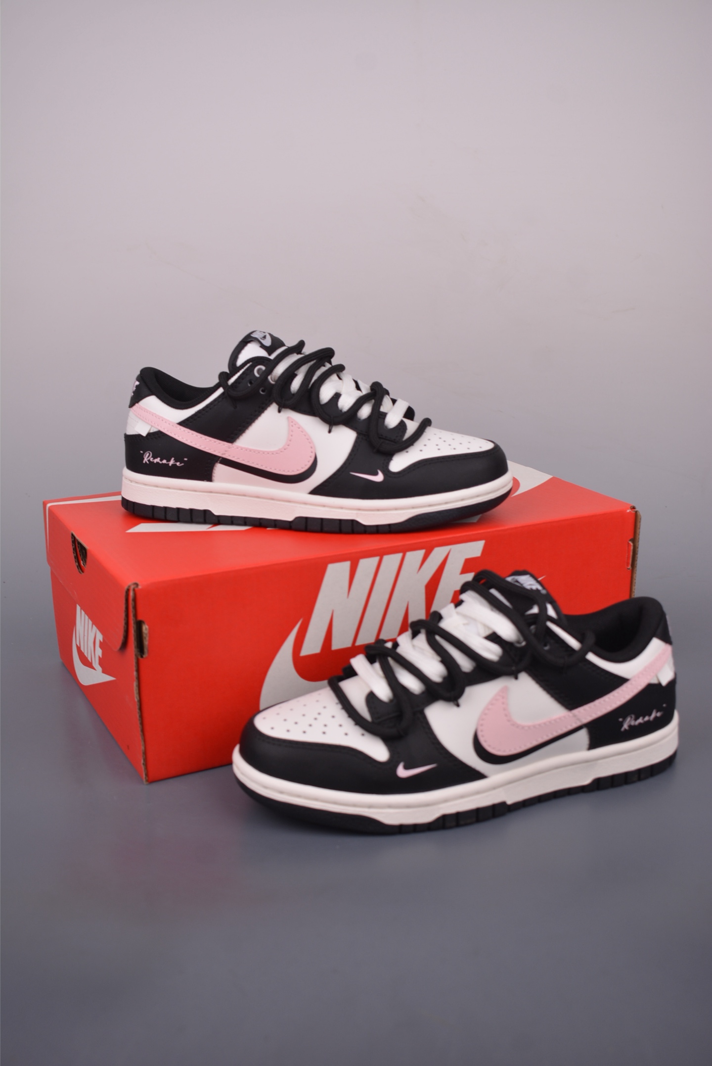 Nike SB Dunk Low Black and Pink Deconstructed Sneakers 5 i1755813836785 664 0 4