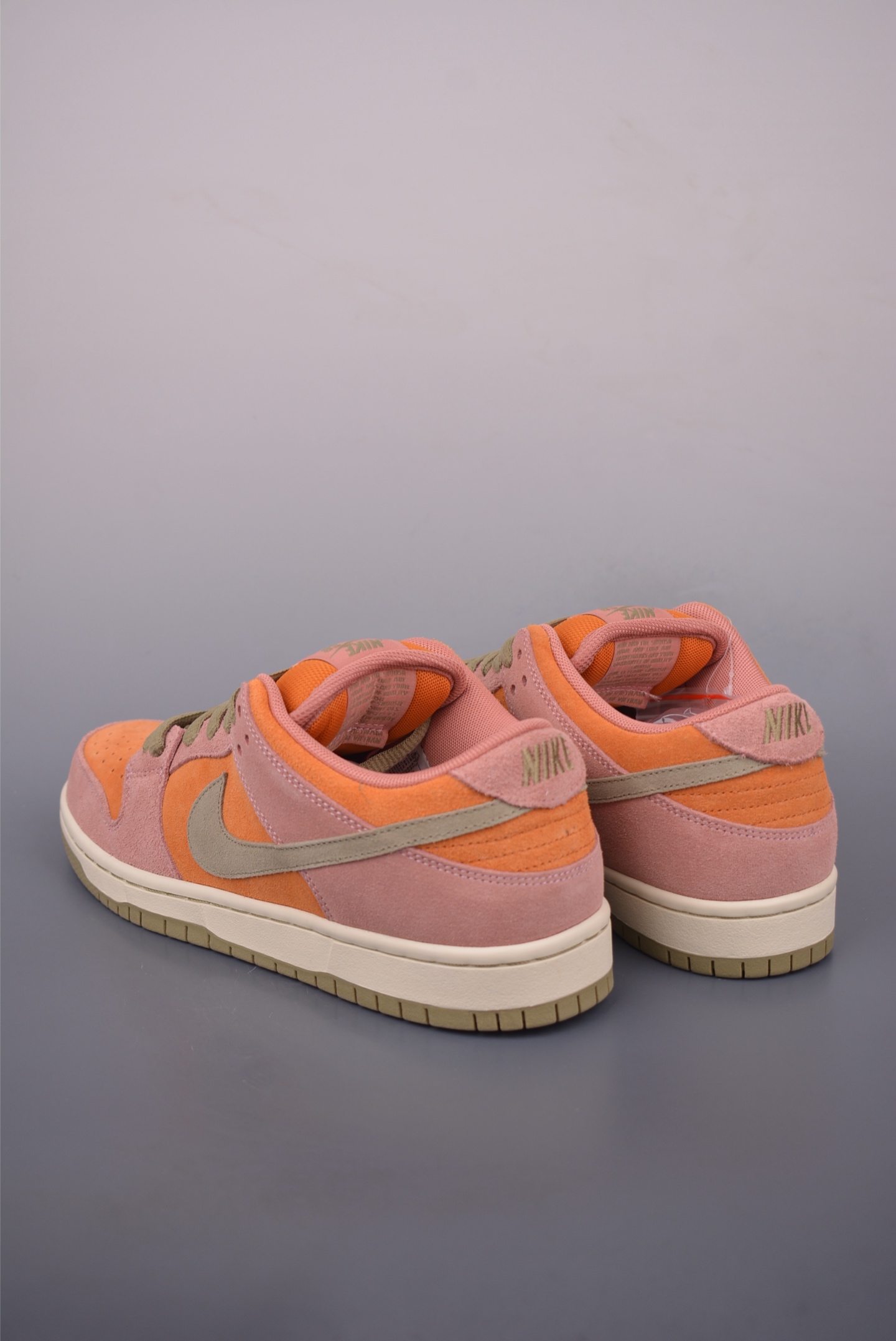 Nike SB Dunk Low Orange/Pink Suede Sneakers - HJ4135, Comfort Fit 3 i1755813990544 7758 0 1