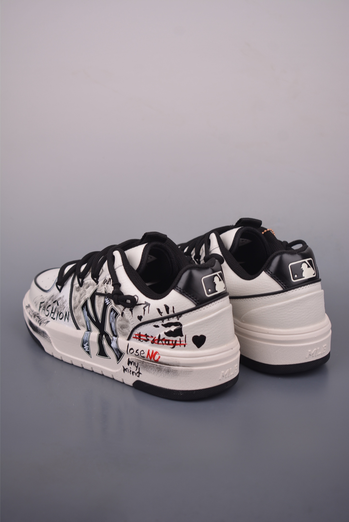 MLB NY Yankees Graffiti Chunky Sneakers Platform Height Increasing Shoes 3 i1755900813970 4354 0 1
