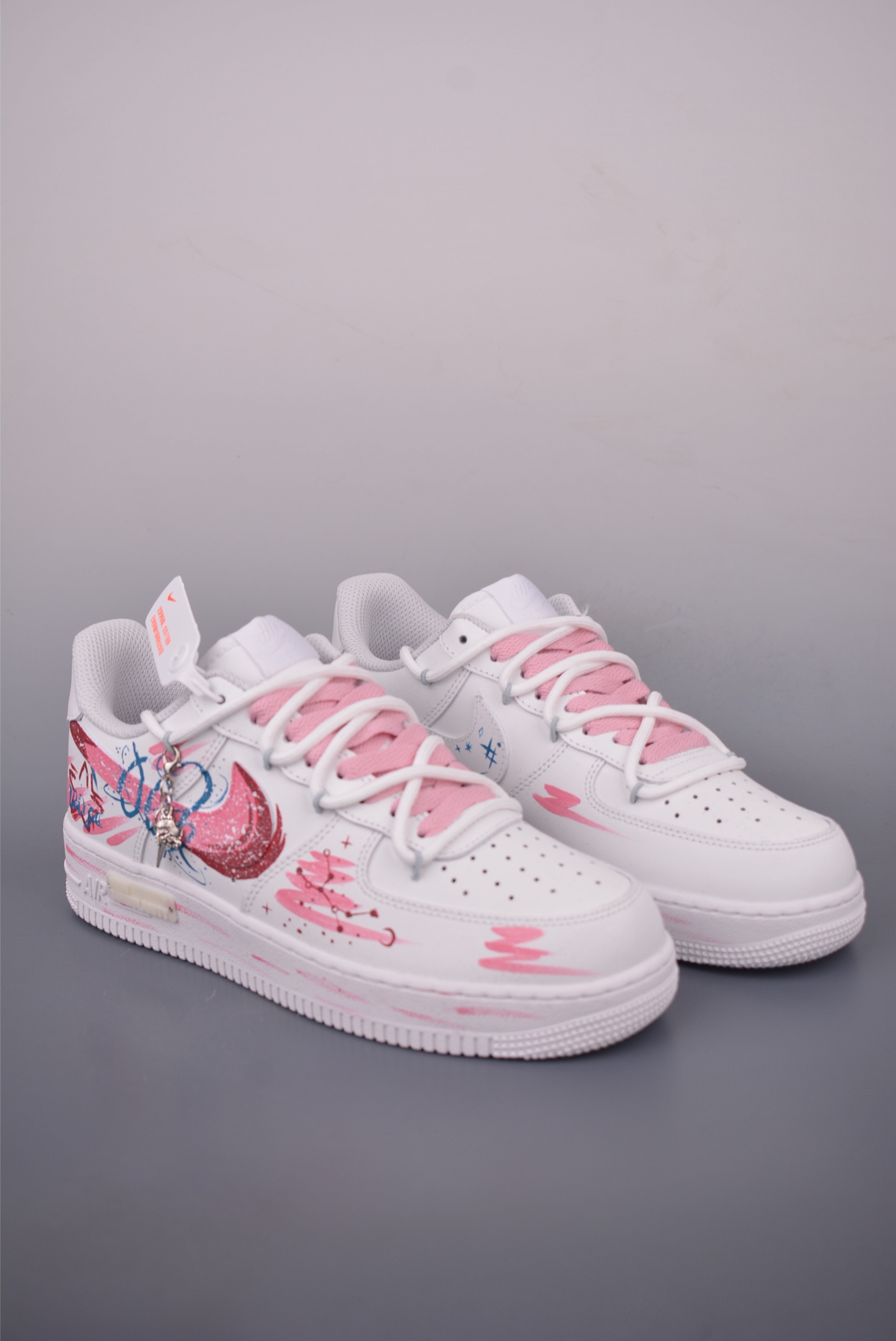 Nike Air Force 1 Low White Pink Zodiac Edition Women's Shoes Sneakers 2 i1755900900187 2461 0 0