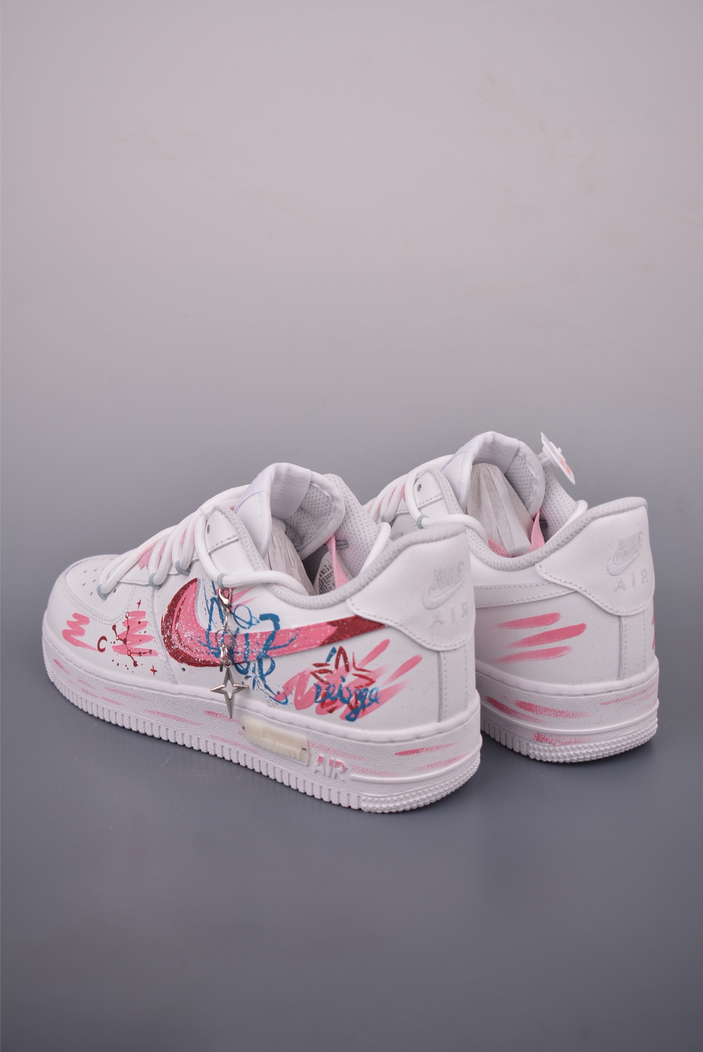 Nike Air Force 1 Low White Pink Zodiac Edition Women's Shoes Sneakers 3 i1755900900222 2757 0 1