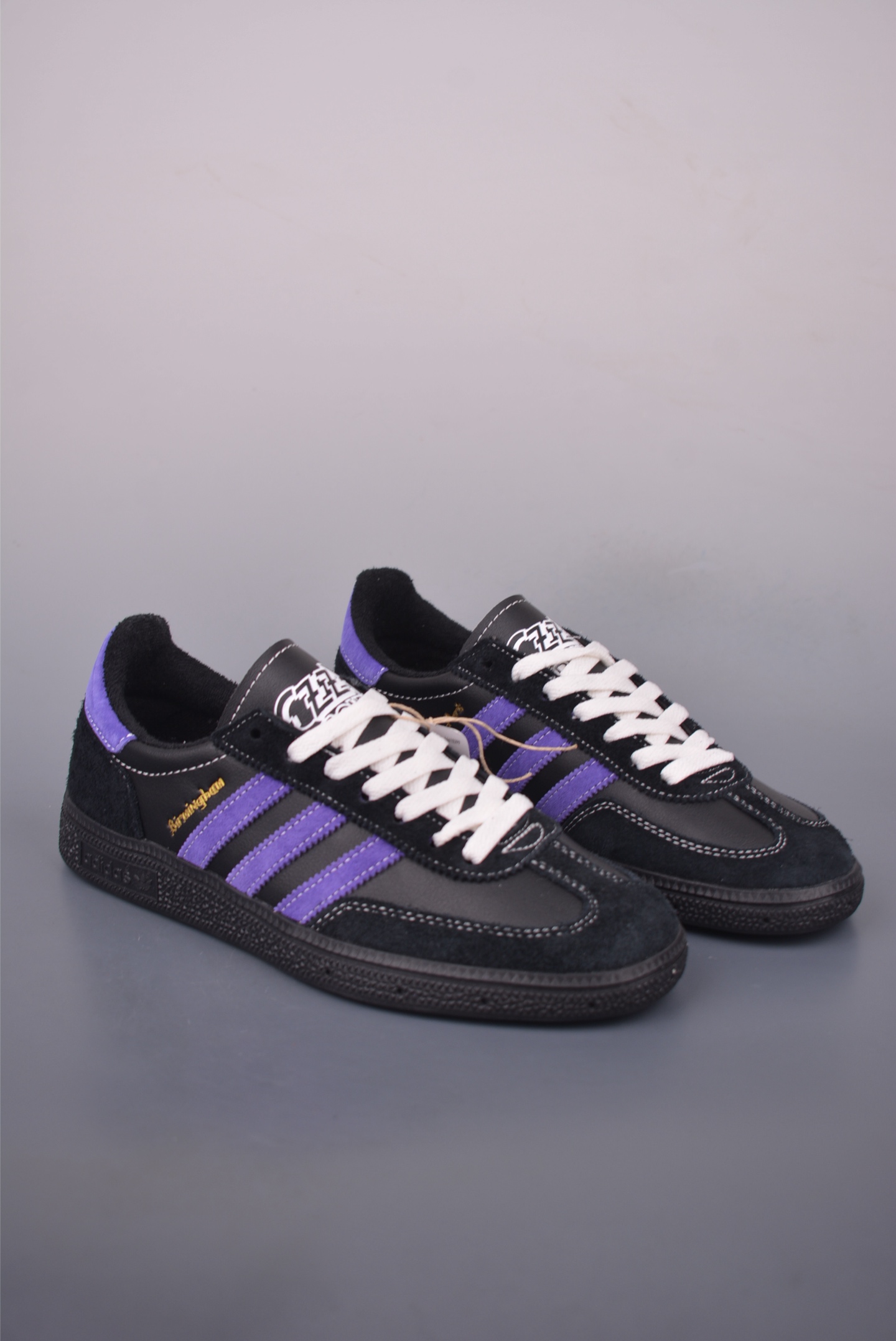 Adidas Handball Spezial Classic Retro Casual Sneakers in Black and Purple 1 i1755901588146 5555 0 0