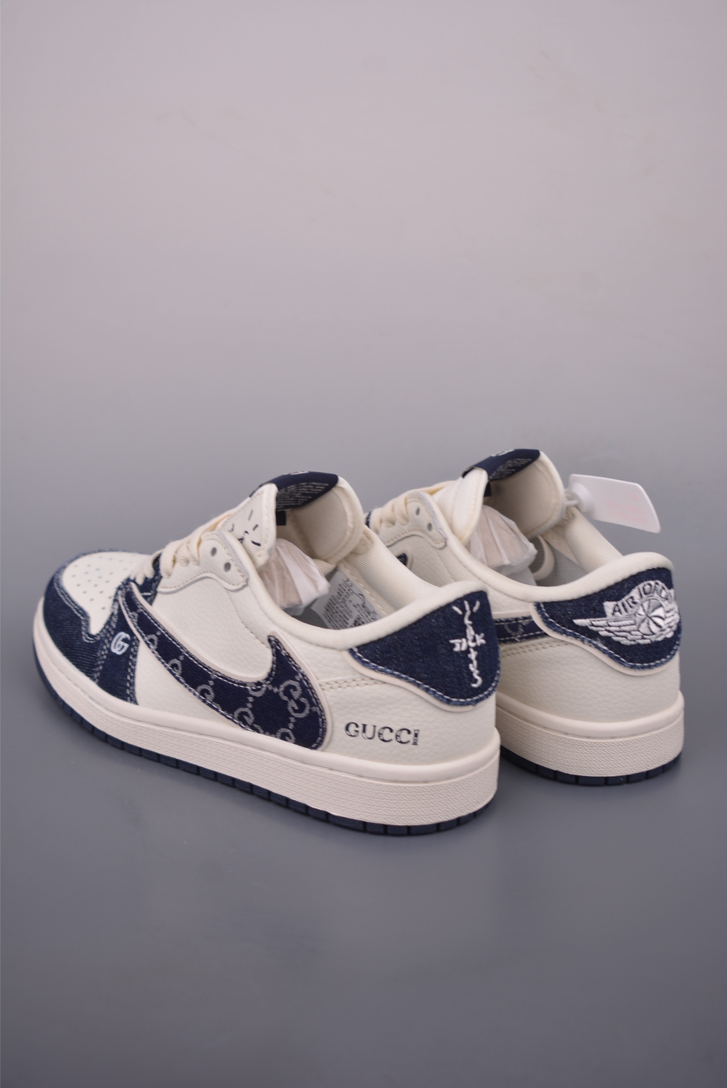 Fragment x Travis Scott x Guuci Air Jordan 1 Low 三方联名倒钩 LD2028