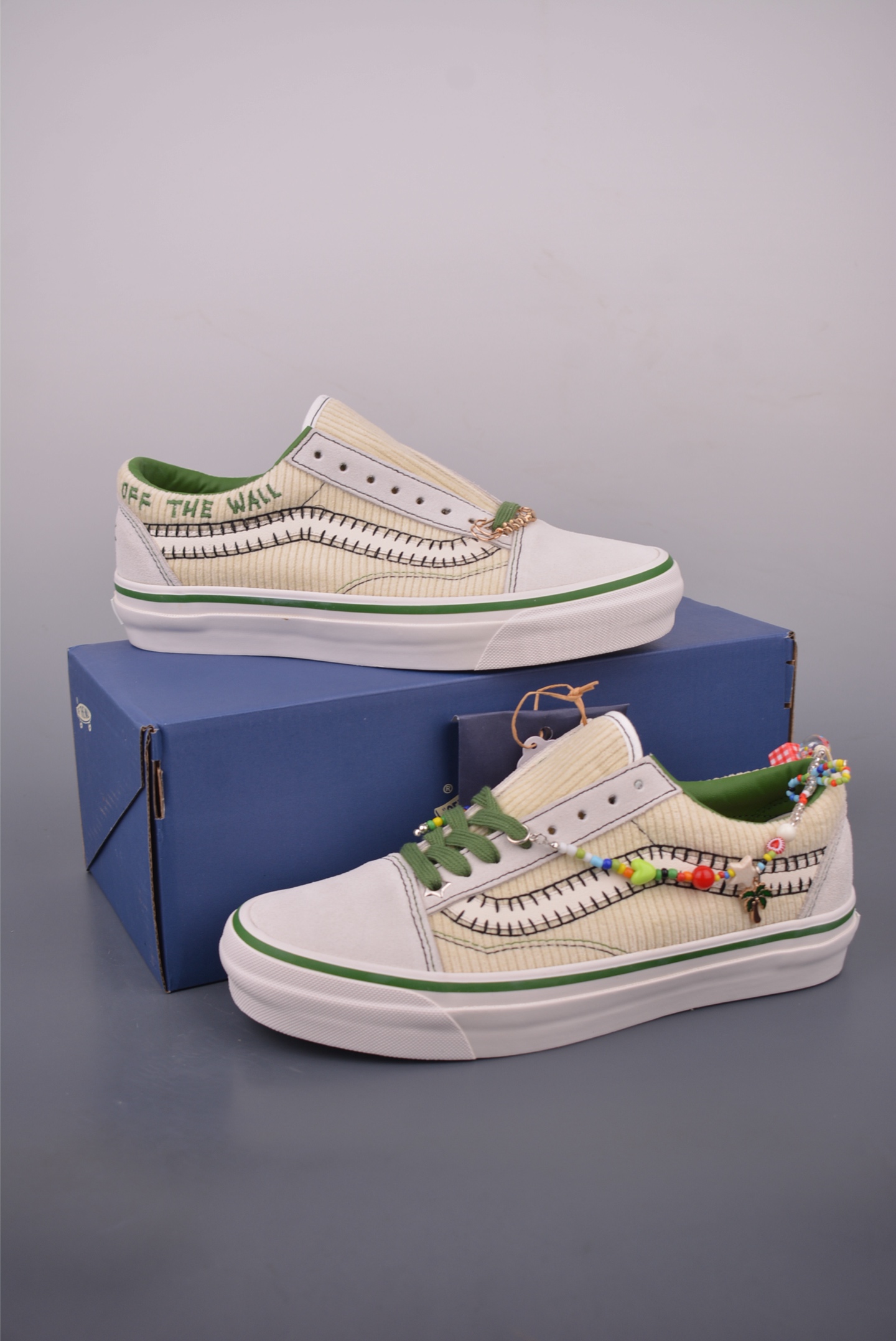 Vans Premium Old Skool Corduroy Sneakers with Bead Chain and Crystal Sole 6 i1756164365922 4173 0 4