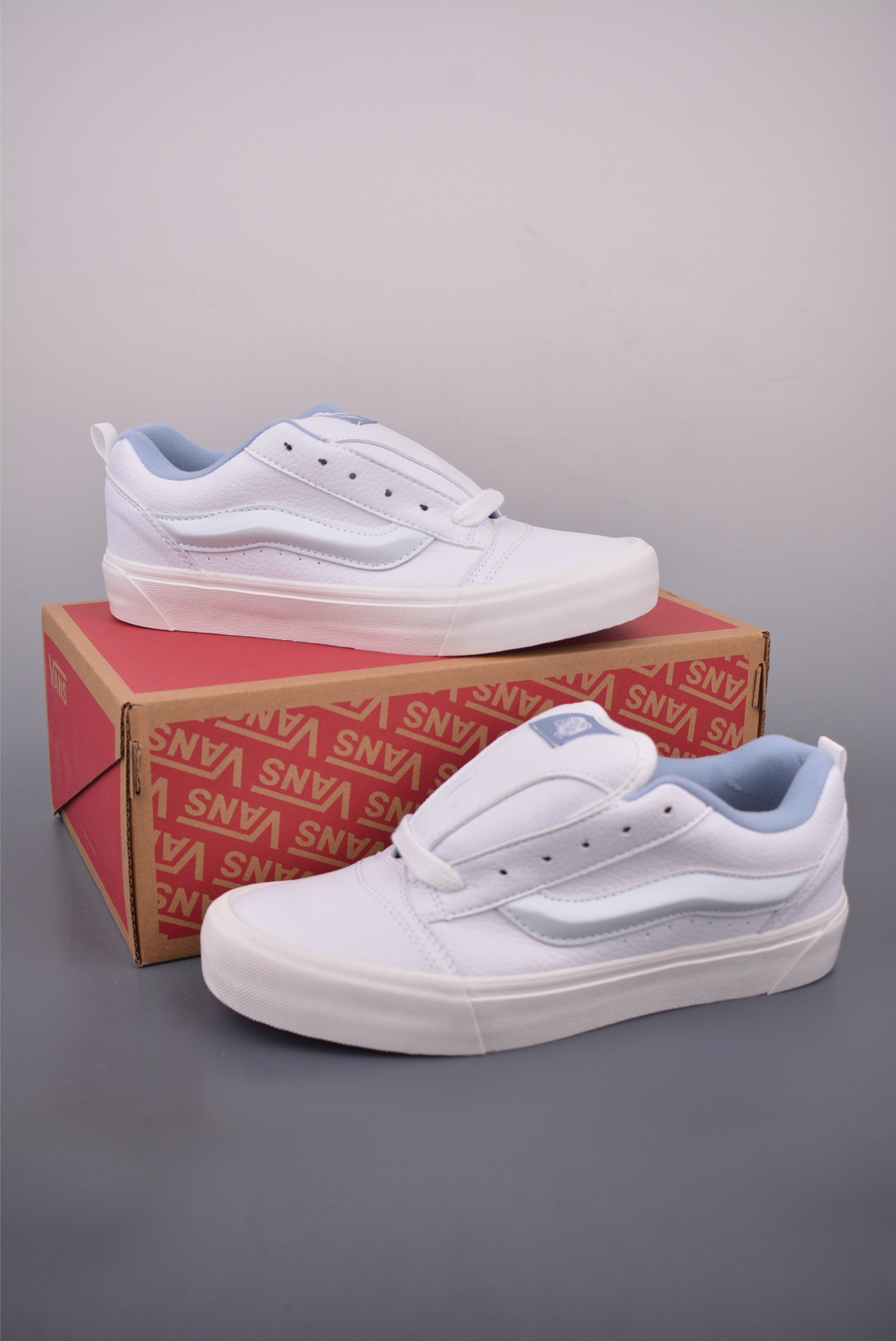 Vans Knu Skool Classics: Retro Canvas Bread Shoes - White, Comfortable, Stylish 2 i1756164440544 9170 0 0