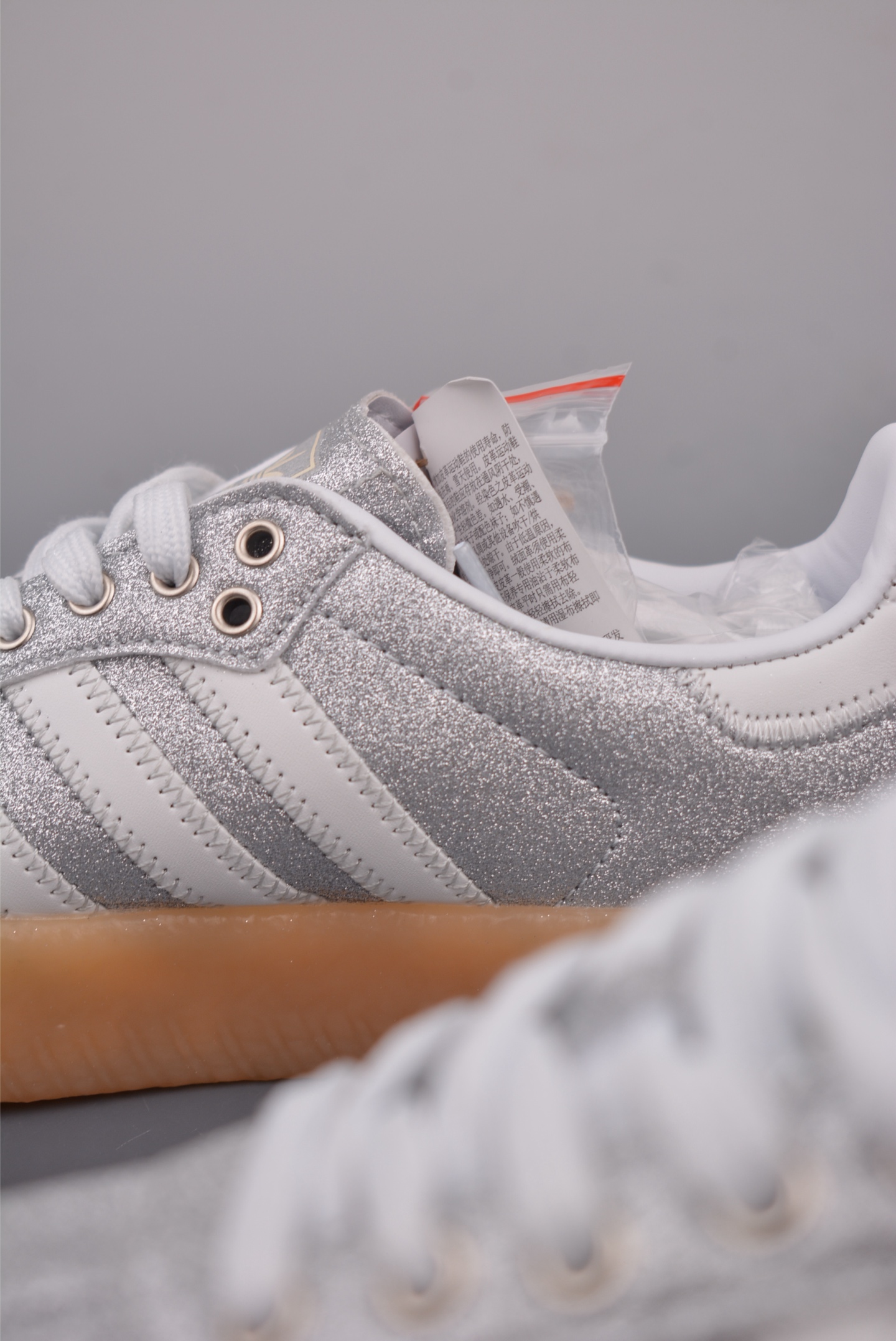 Adidas Samba Valentine Women's Platform Sneakers Glitter Silver White Shoes 8 i1756165037871 997 0 7