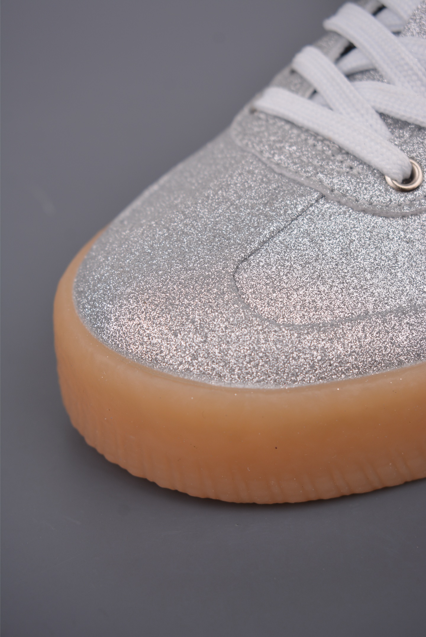 Adidas Samba Valentine Women's Platform Sneakers Glitter Silver White Shoes 6 i1756165037945 9067 0 5