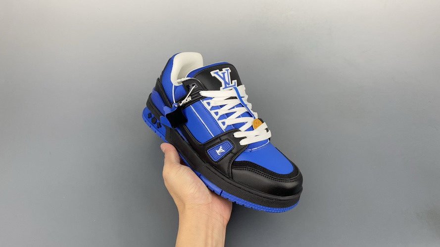 Louis Vuitton 2021 Trainer Sneaker Limited Edition - Blue/Black 4 Louis Vuitton 2021 Trainer Sneaker Limited Edition - Blue/Black