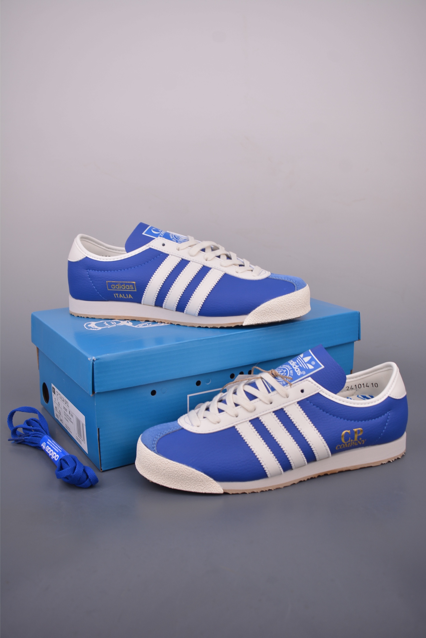 Adidas Originals Denim Italia Spzl Low-Top Sneakers - Blue/White, Durable & Stylish 6 i1756166074451 8053 0 4