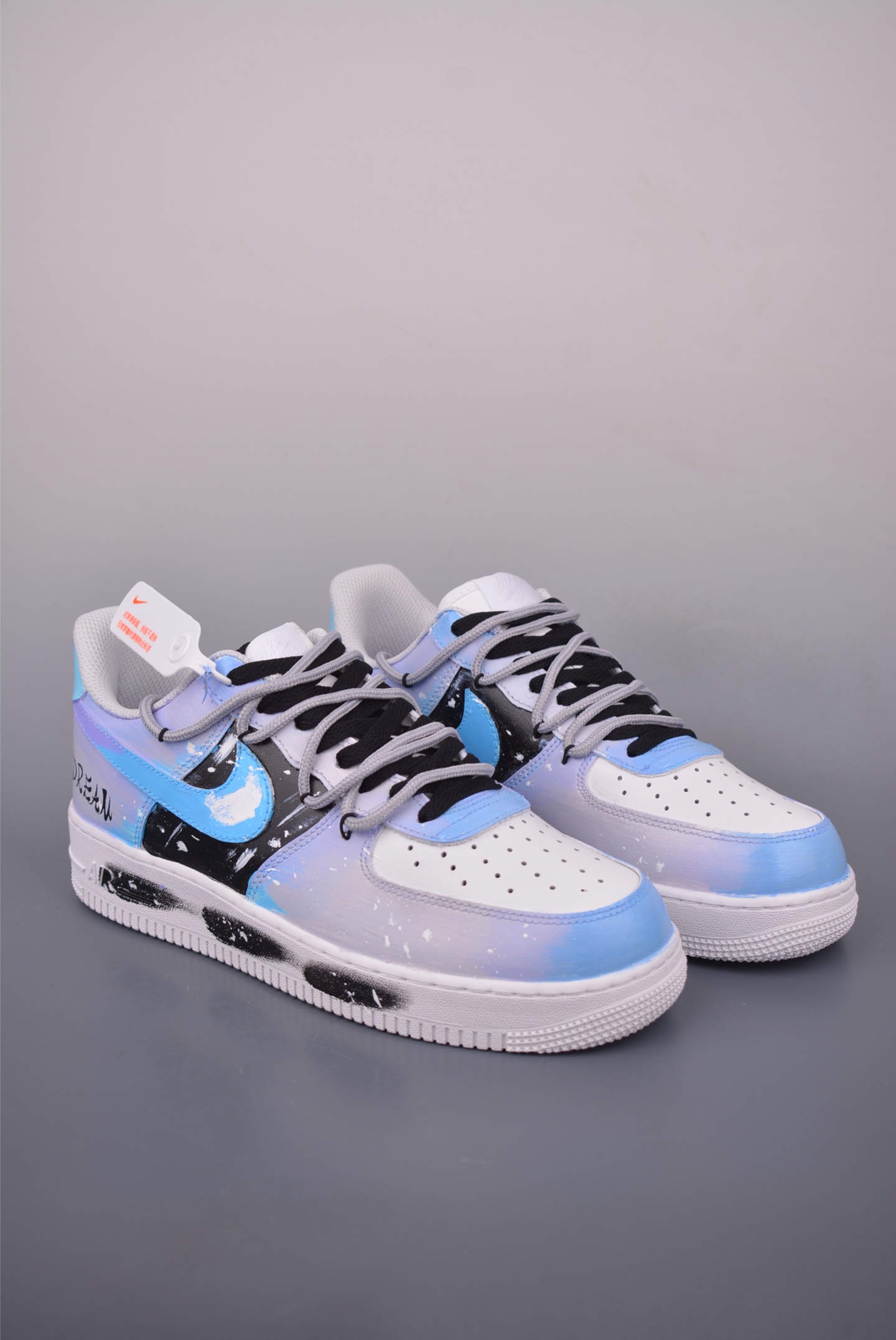 Nike Air Force 1 Low Custom Graffiti Sneakers - Cloud Dream Edition 1 i1756166260441 1576 0 0