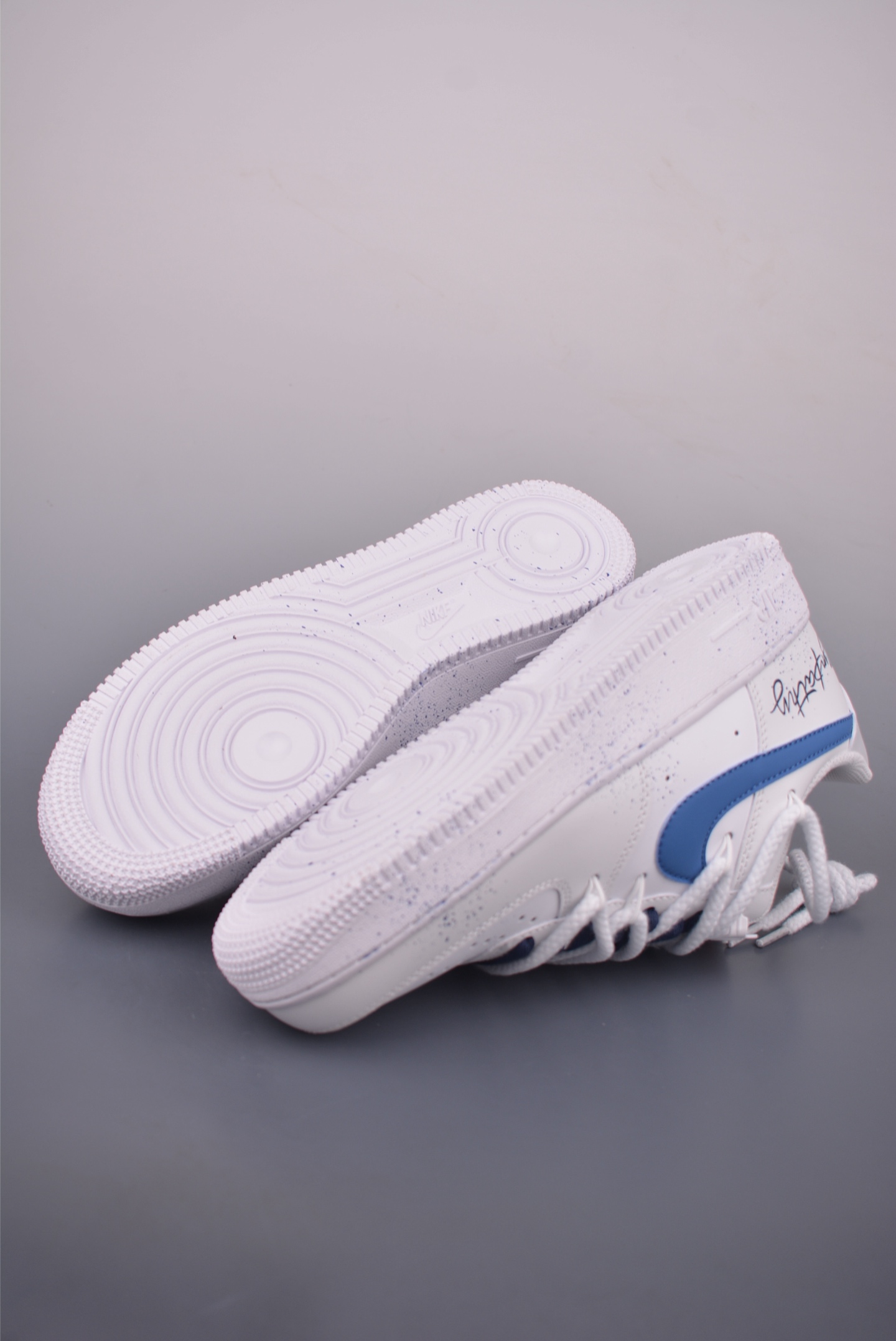 Nike Air Force 1 Low Graffiti Sneakers - White/Blue, Comfortable & Stylish 4 i1756166346932 3169 0 2