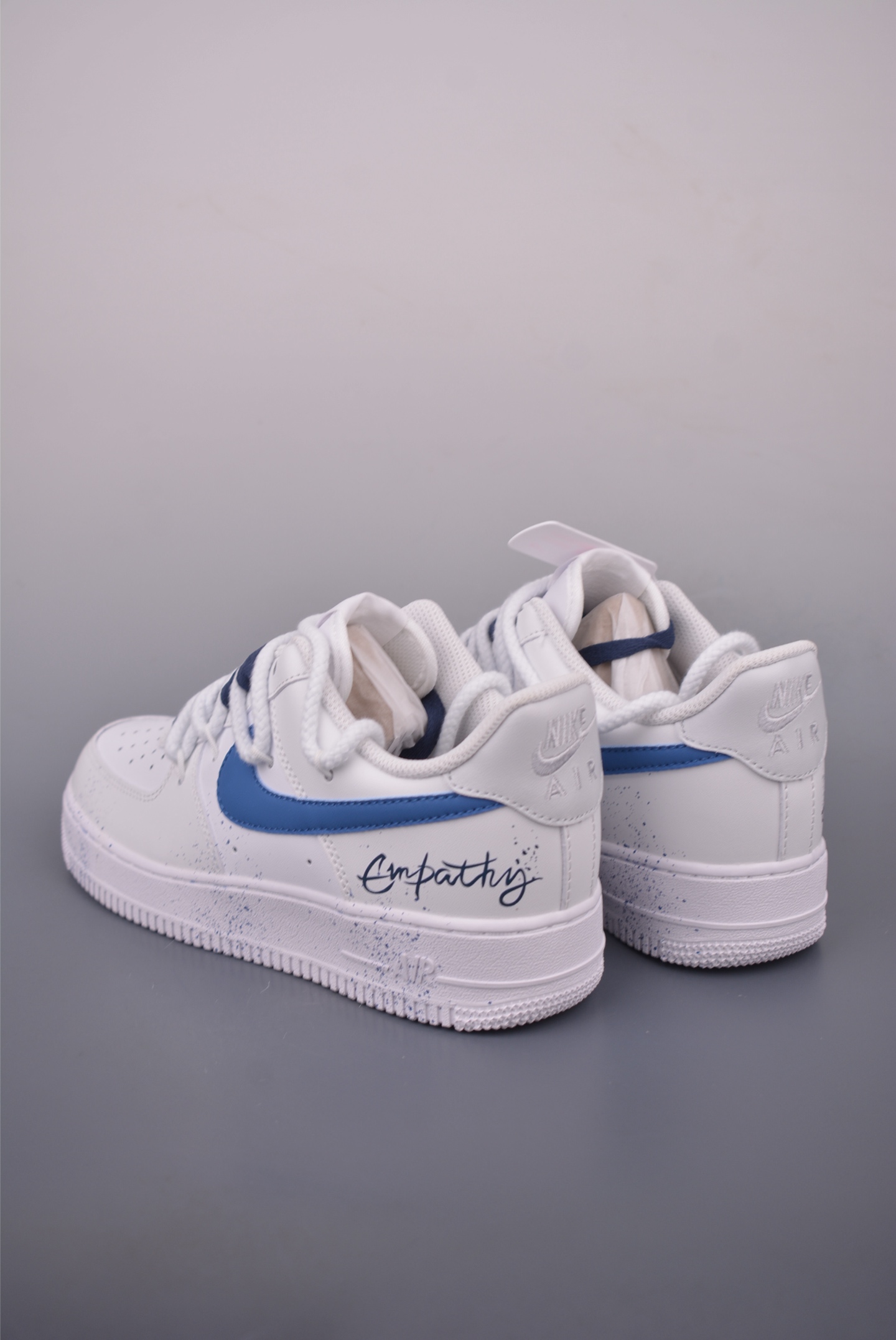 Nike Air Force 1 Low Graffiti Sneakers - White/Blue, Comfortable & Stylish 3 i1756166348654 7472 0 1